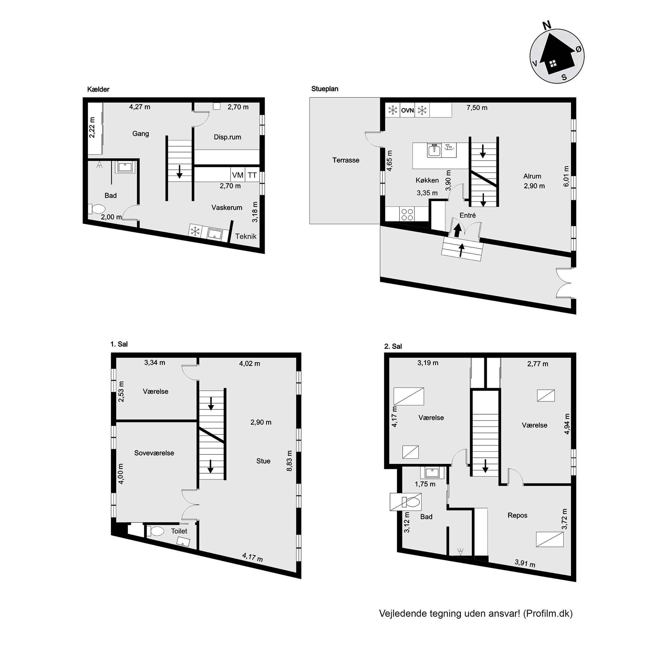 Plantegninger billede af Zahnsgade 45, 6000 Kolding