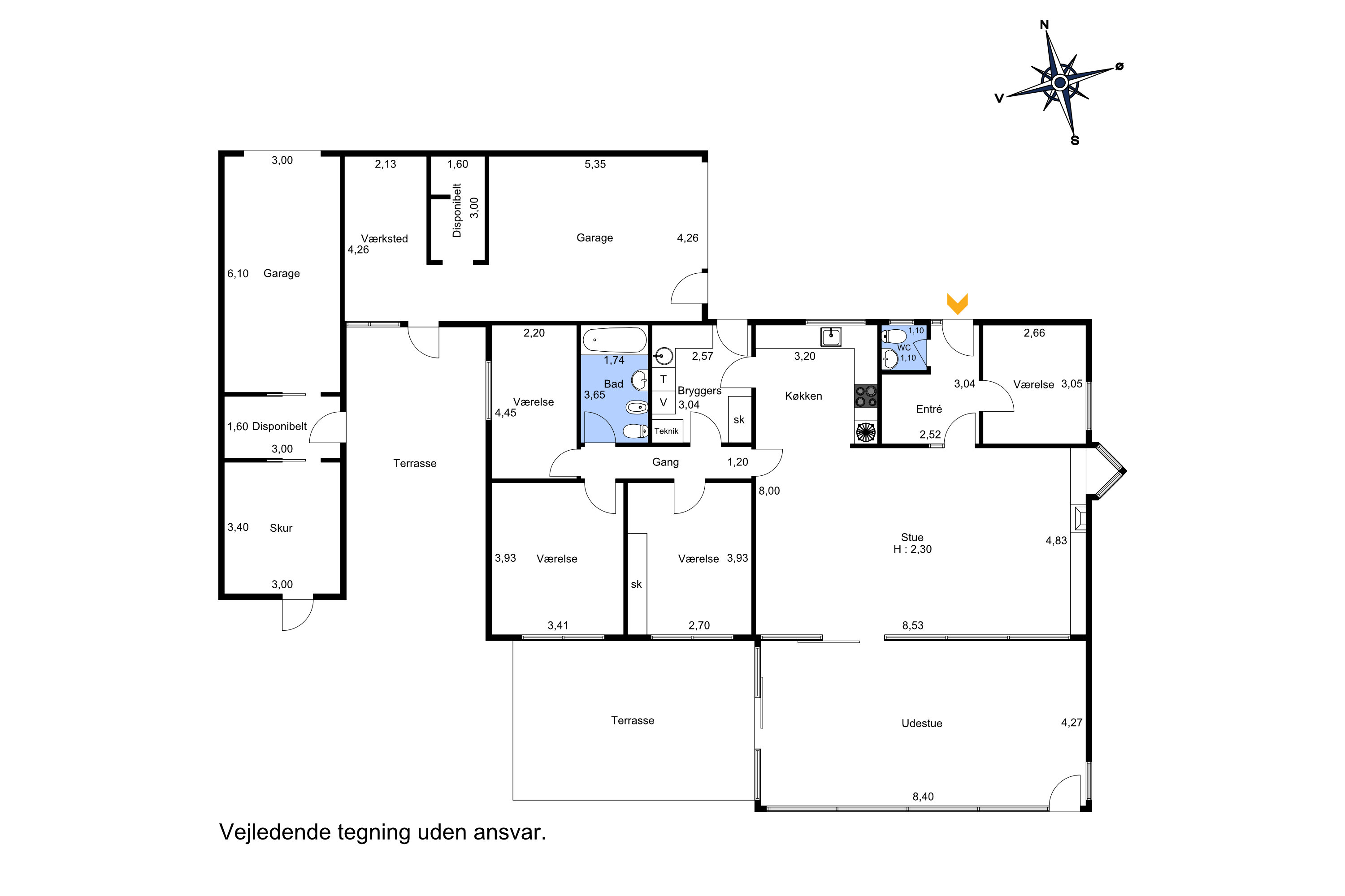Fremhævet  billede i fuldskærmstilstand. Billede af Bøgevej 12, Nørhalne, 9430 Vadum