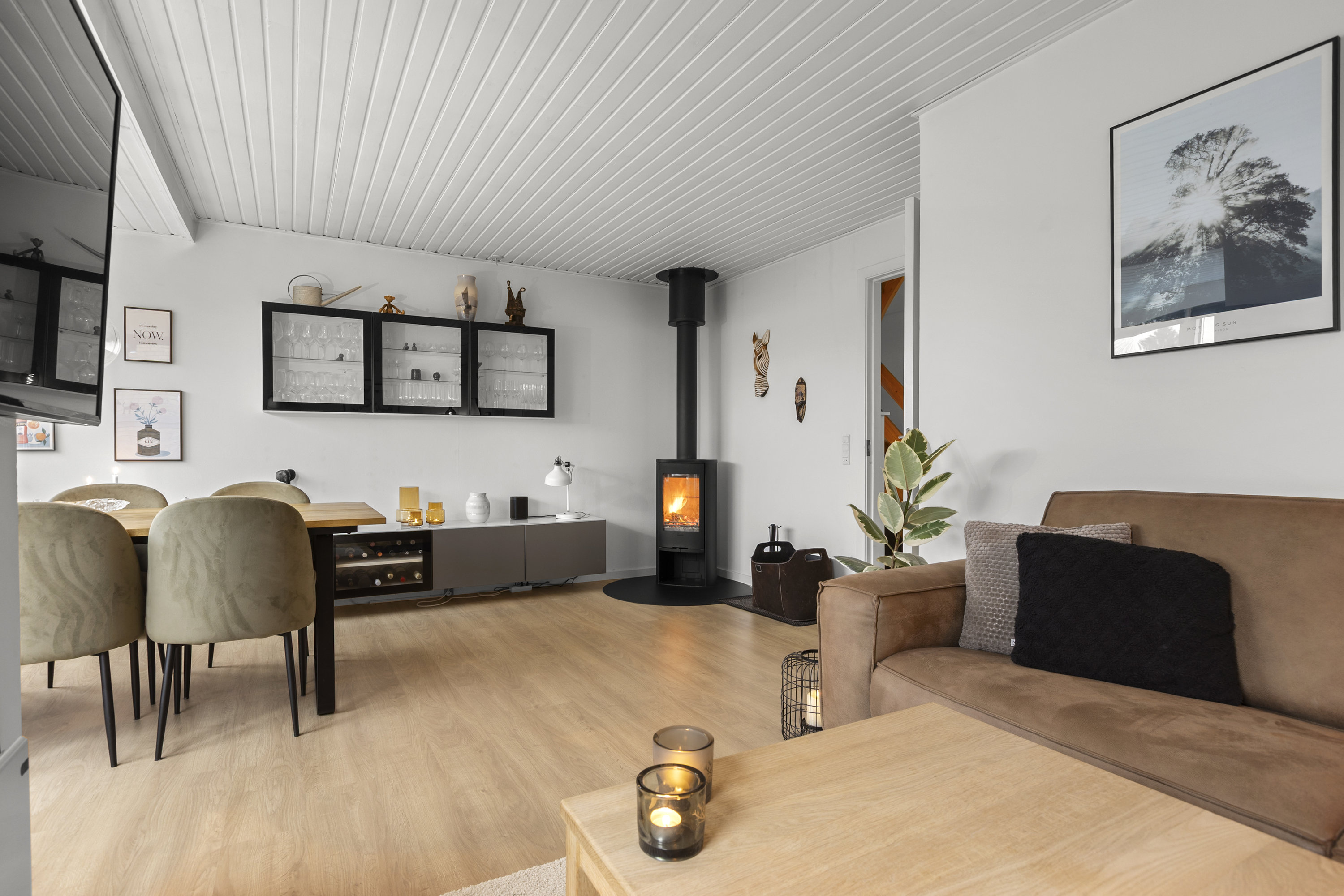 Fremhævet stue billede i fuldskærmstilstand. Billede af Benløse Skel 4D, Benløse, 4100 Ringsted