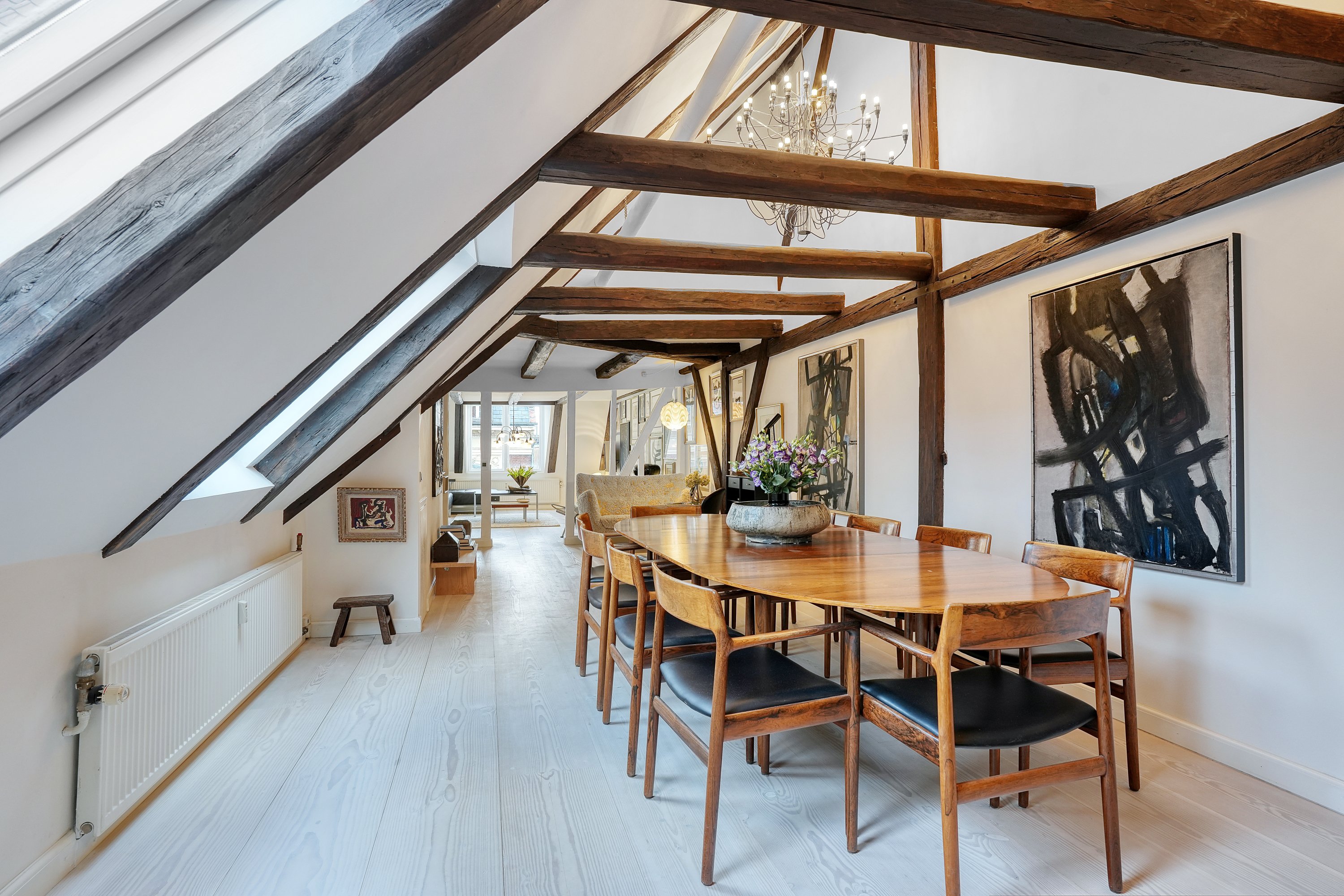 Fremhævet spisestue billede i fuldskærmstilstand. Billede af Store Kongensgade 67A, 4. th., 1264 København K