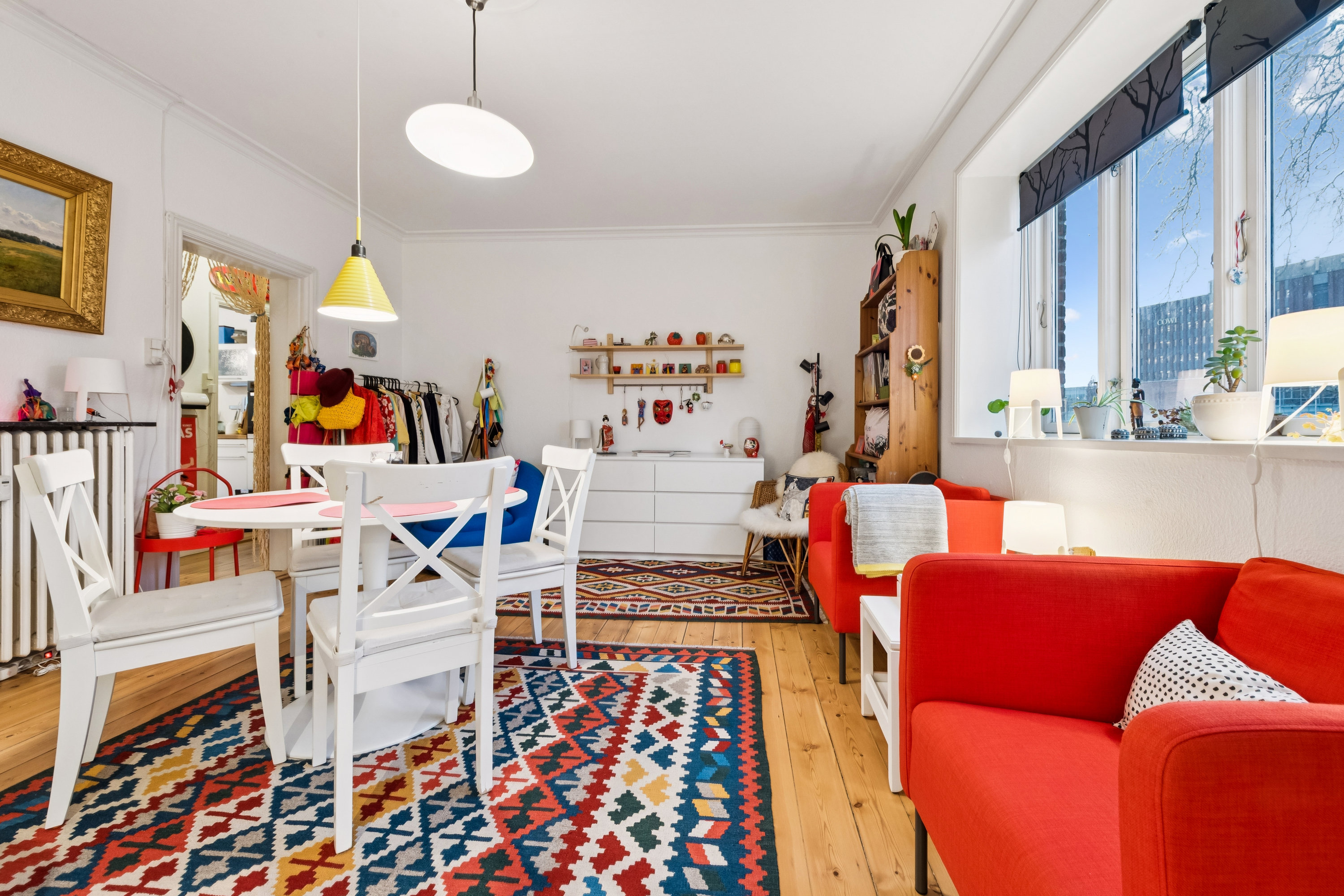 Fremhævet stue billede i fuldskærmstilstand. Billede af Lyngby Hovedgade 86D, 1. tv., 2800 Kongens Lyngby