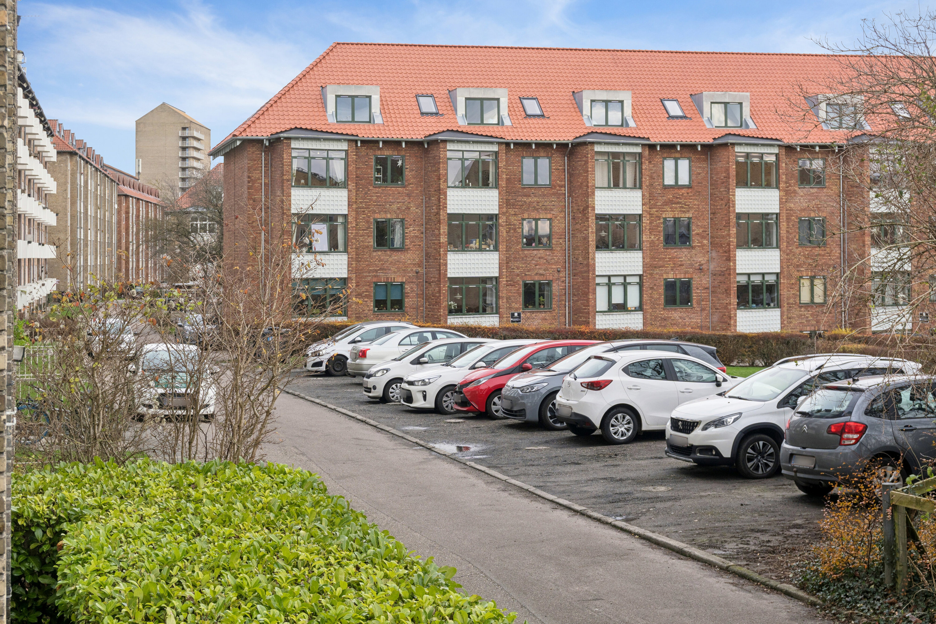 Fremhævet gårdmiljø billede i fuldskærmstilstand. Billede af Vestre Ringgade 198, st.. mf., 8000 Aarhus C