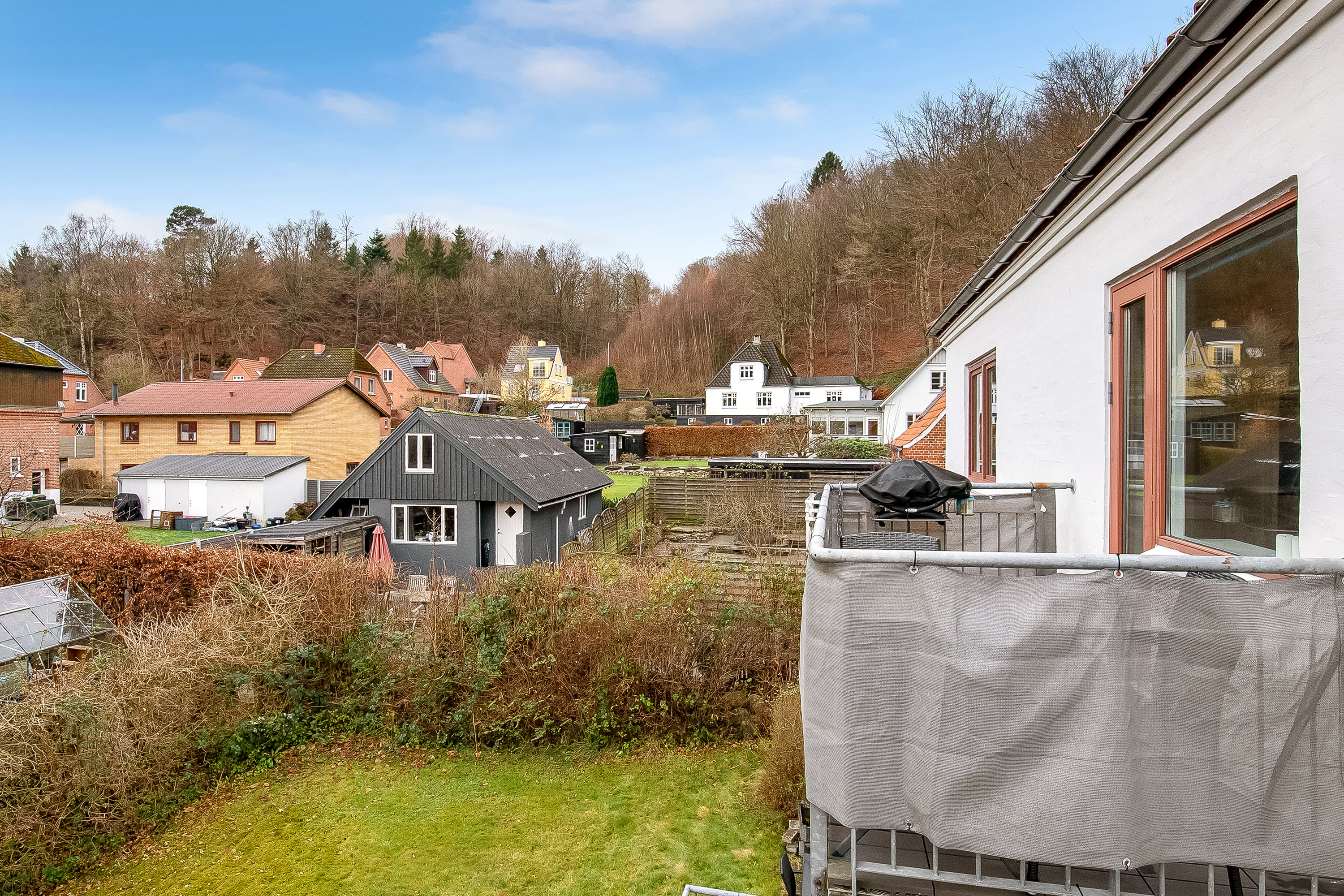 Fremhævet altan billede i fuldskærmstilstand. Billede af Hostrupsvej 1, 1., 7100 Vejle