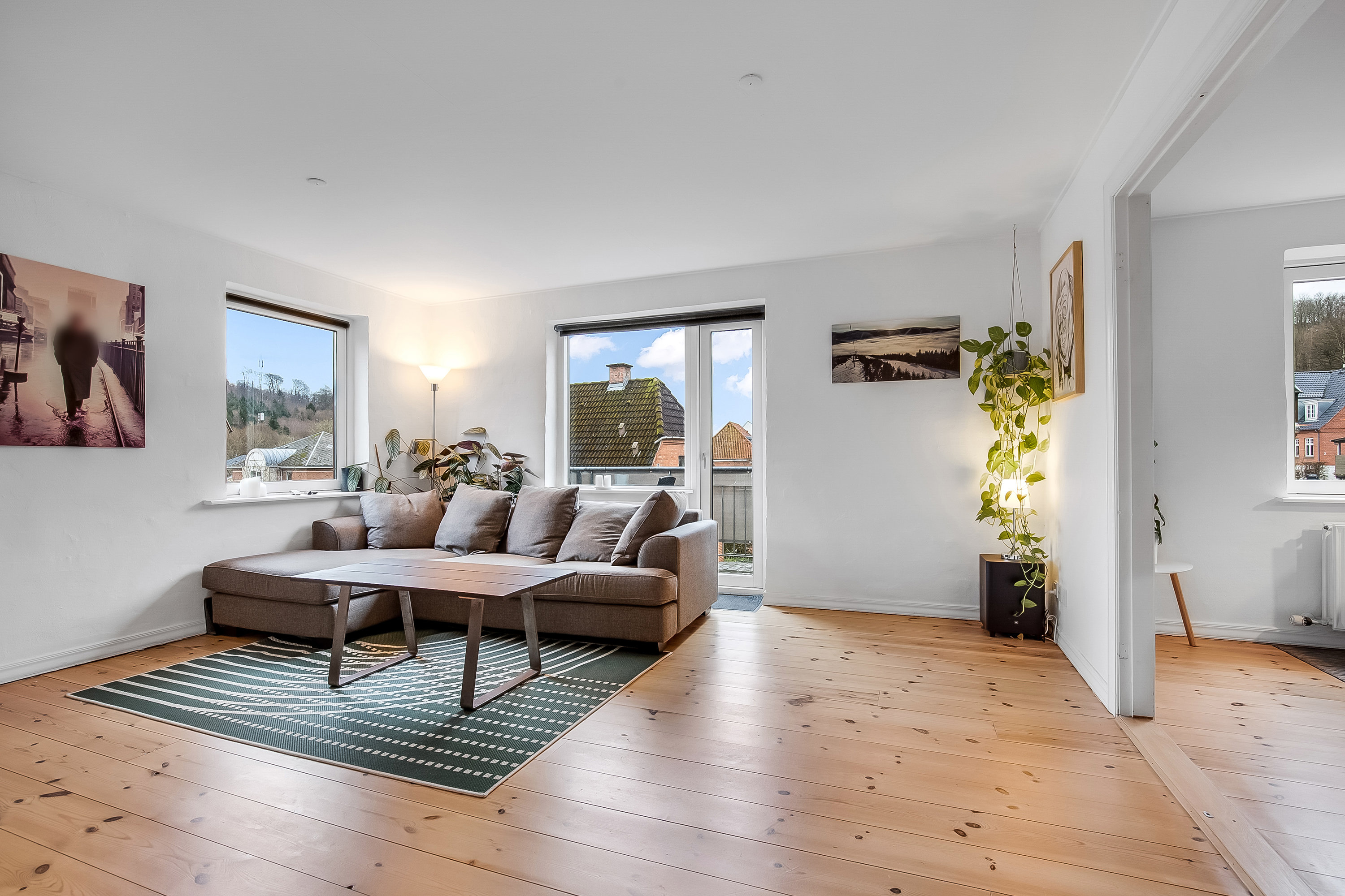 Fremhævet stue billede i fuldskærmstilstand. Billede af Hostrupsvej 1, 1., 7100 Vejle