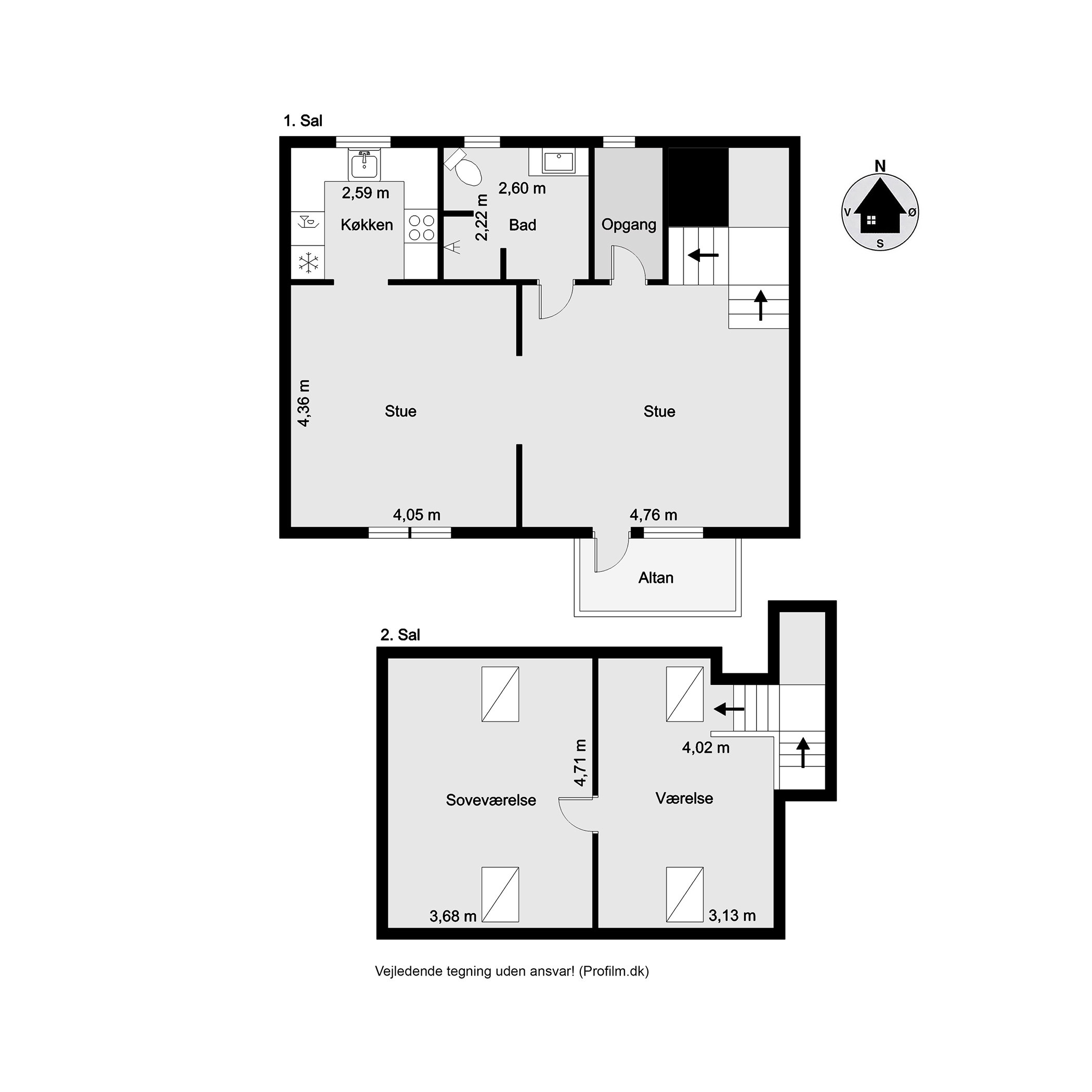 Plantegninger billede af Hostrupsvej 1, 1., 7100 Vejle