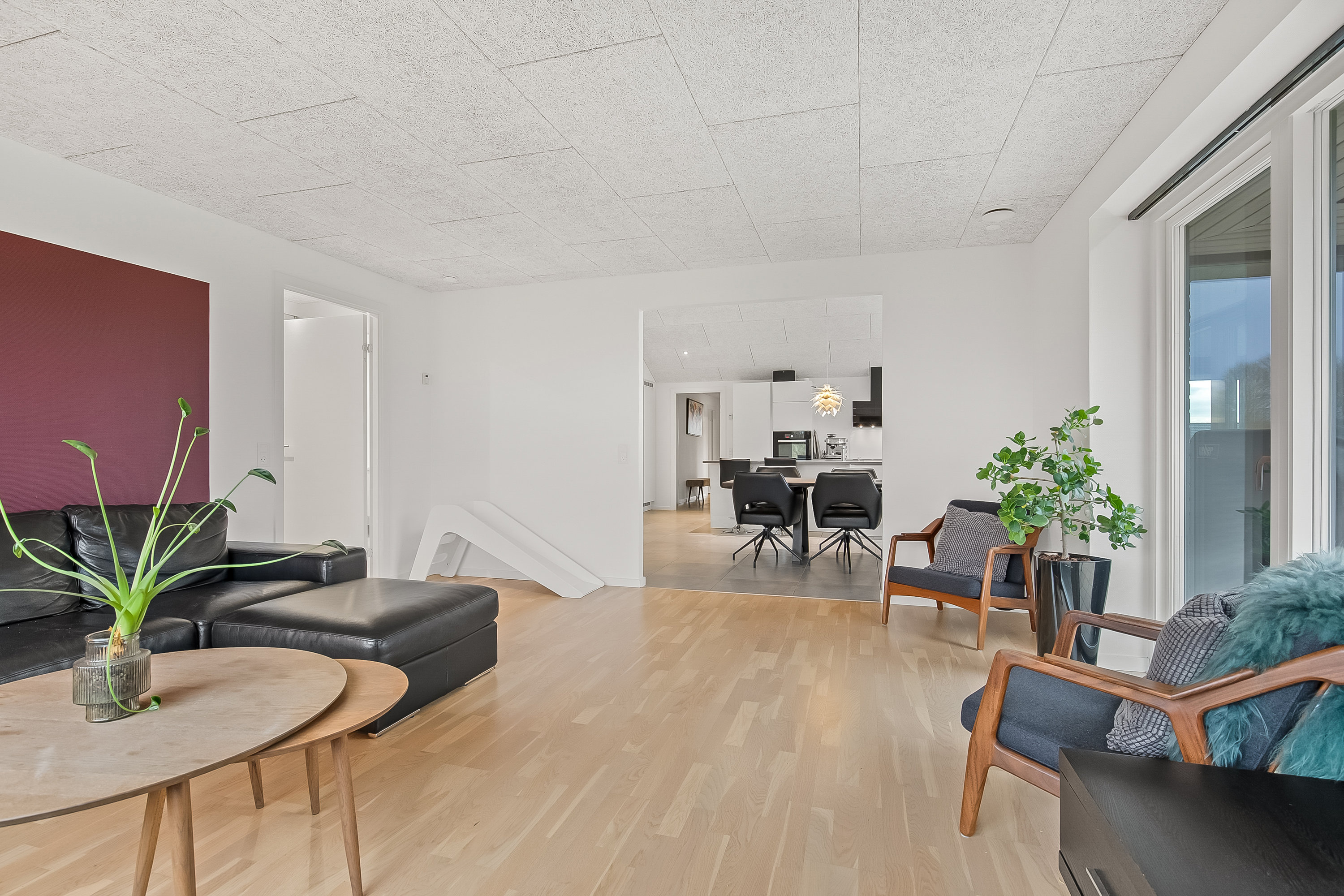 Fremhævet stue billede i fuldskærmstilstand. Billede af Elkærholmparken 62, Vester Nebel, 6040 Egtved