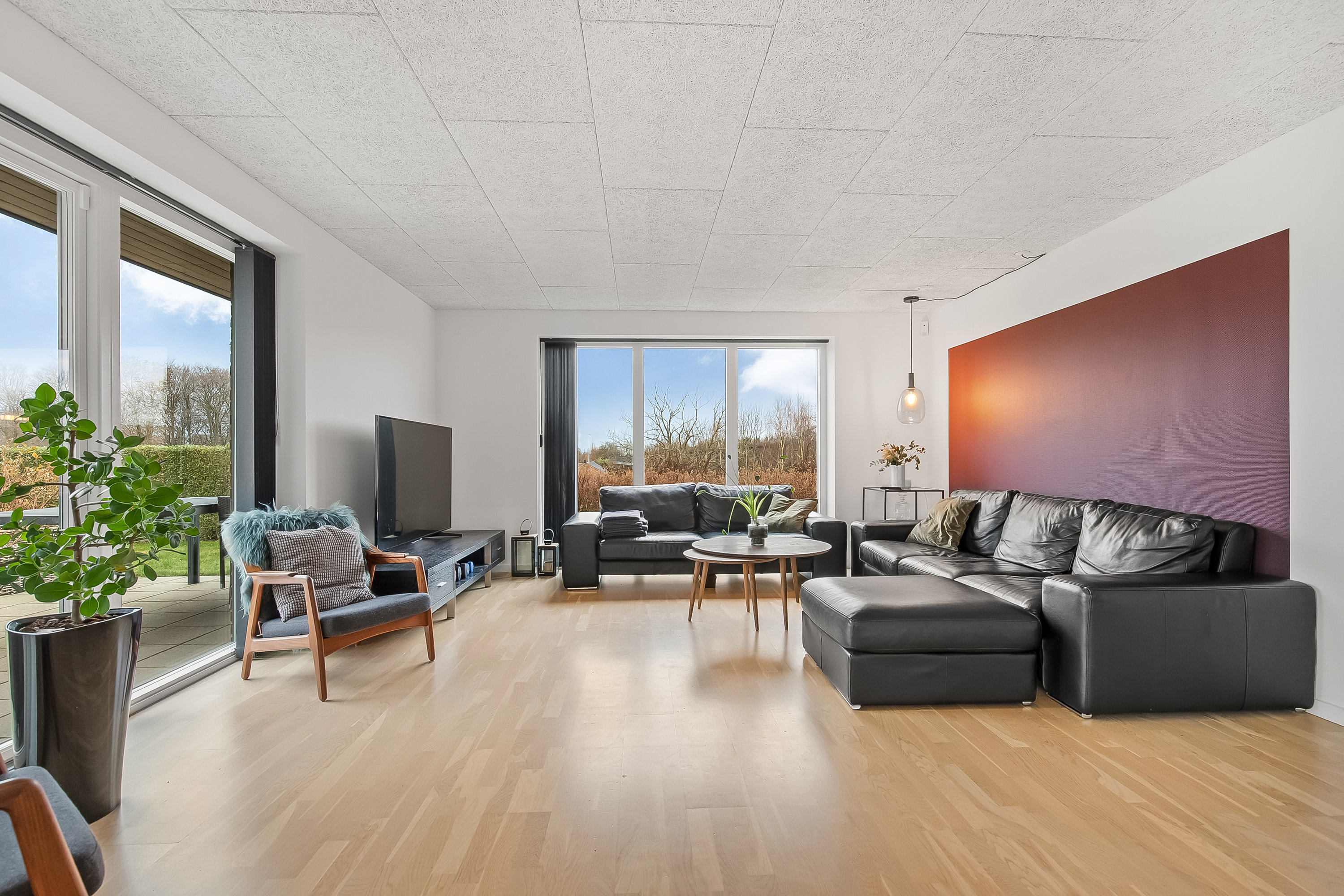 Fremhævet stue billede i fuldskærmstilstand. Billede af Elkærholmparken 62, Vester Nebel, 6040 Egtved