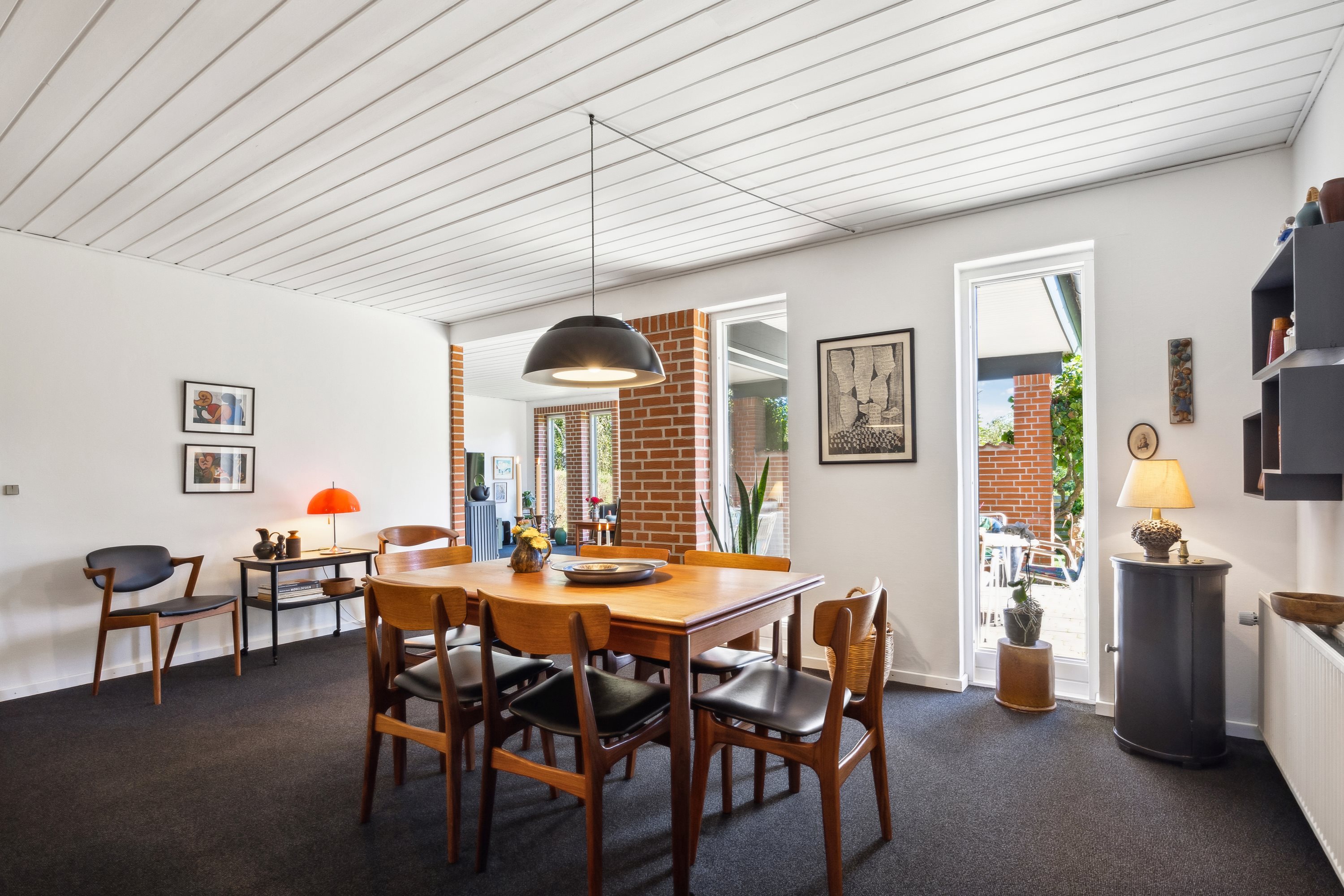 Fremhævet stue billede i fuldskærmstilstand. Billede af Tjørnebakken 8, 4291 Ruds Vedby