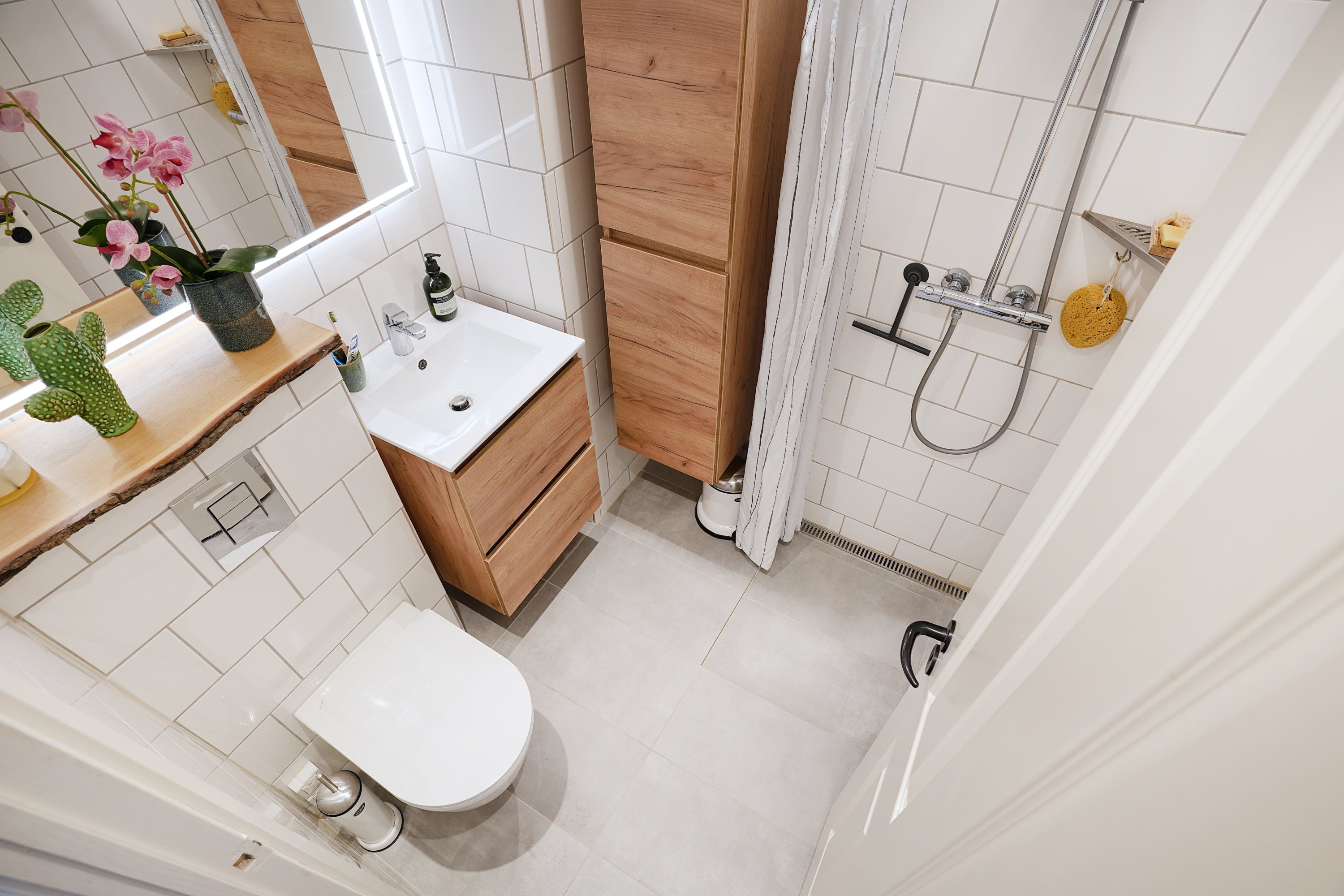 Fremhævet badeværelse billede i fuldskærmstilstand. Billede af Uffesgade 10, 2. tv., 2200 København N