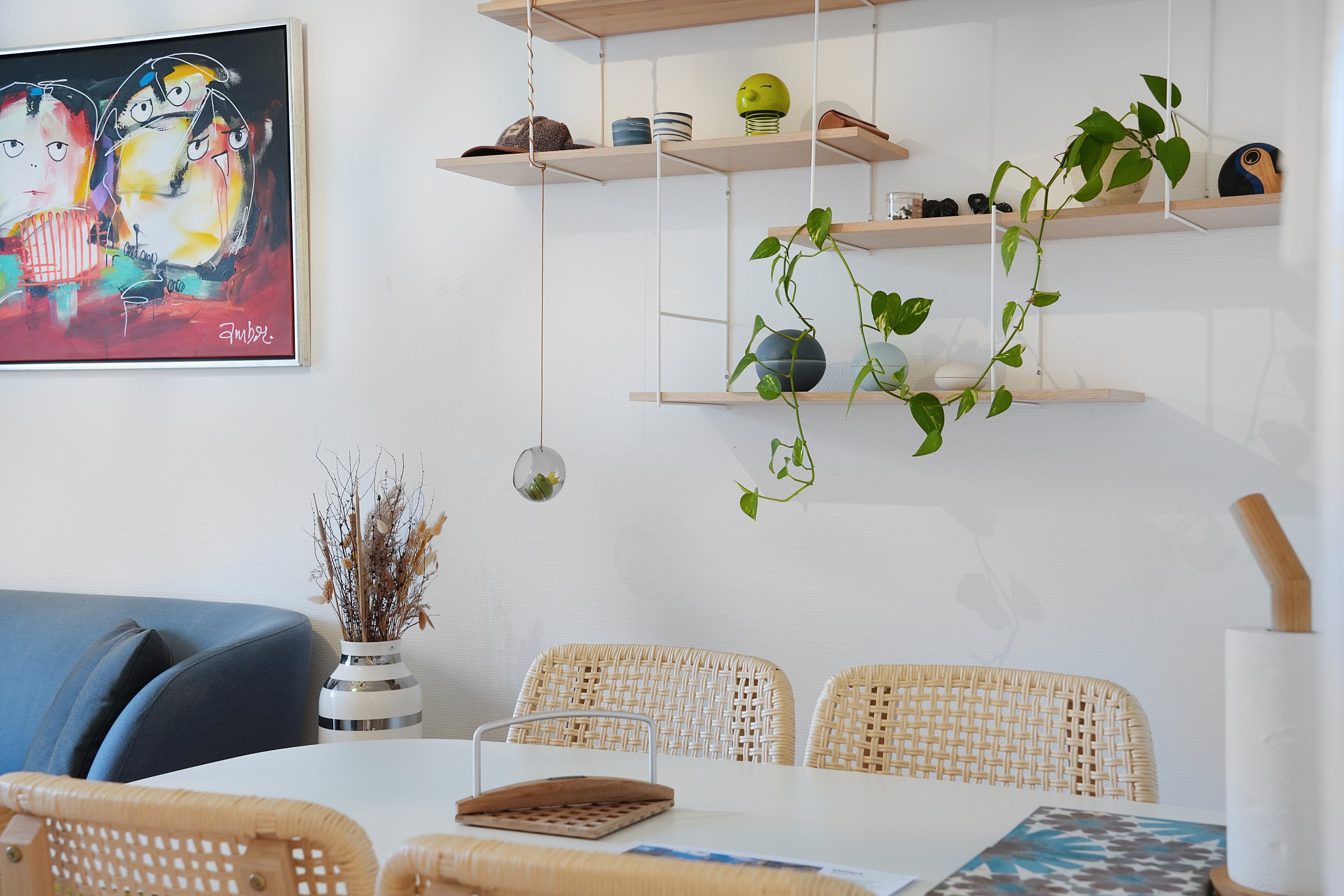 Fremhævet spisestue billede i fuldskærmstilstand. Billede af Uffesgade 10, 2. tv., 2200 København N