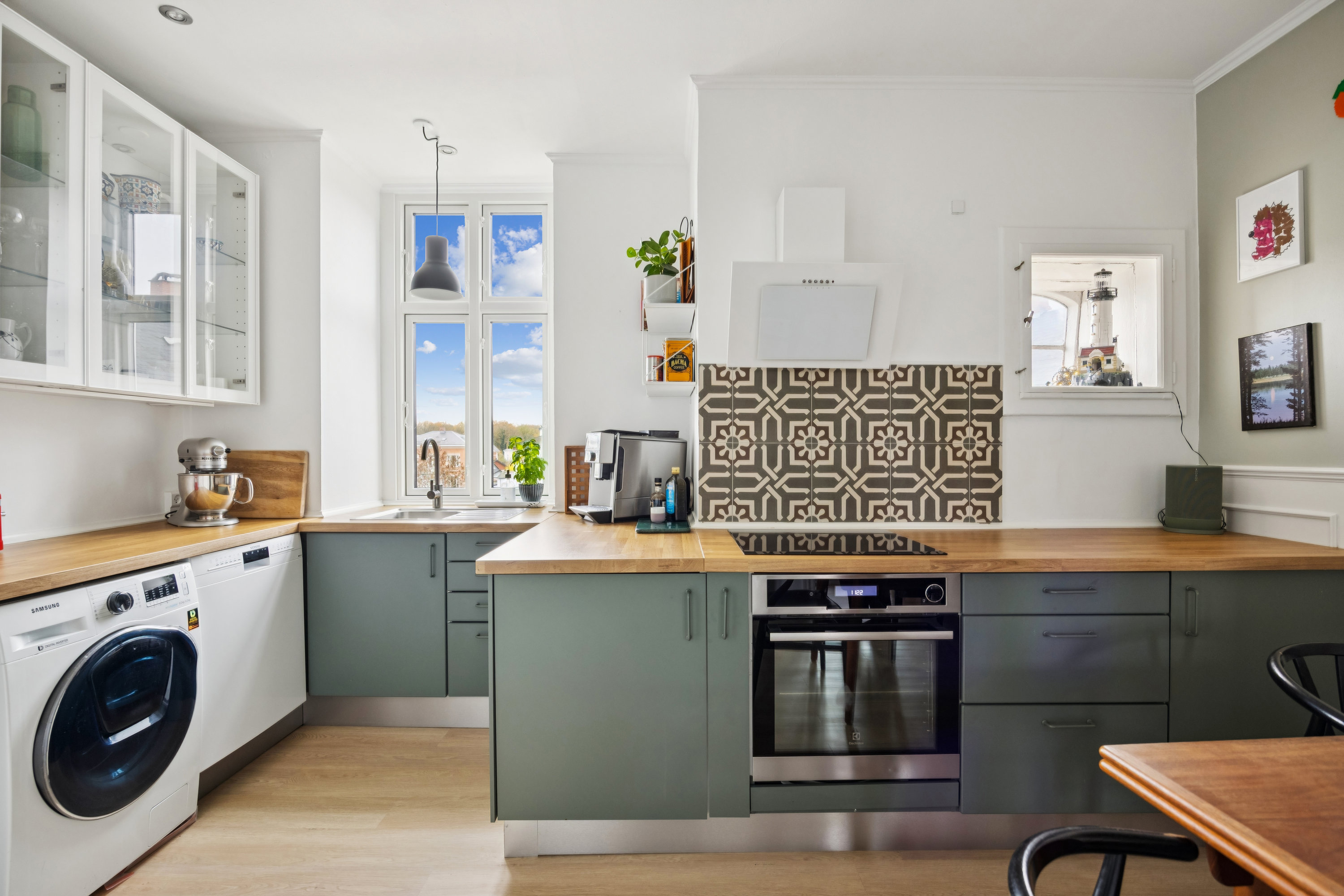 Fremhævet køkken billede i fuldskærmstilstand. Billede af Ejgårdsvej 24, 2. th., 2920 Charlottenlund