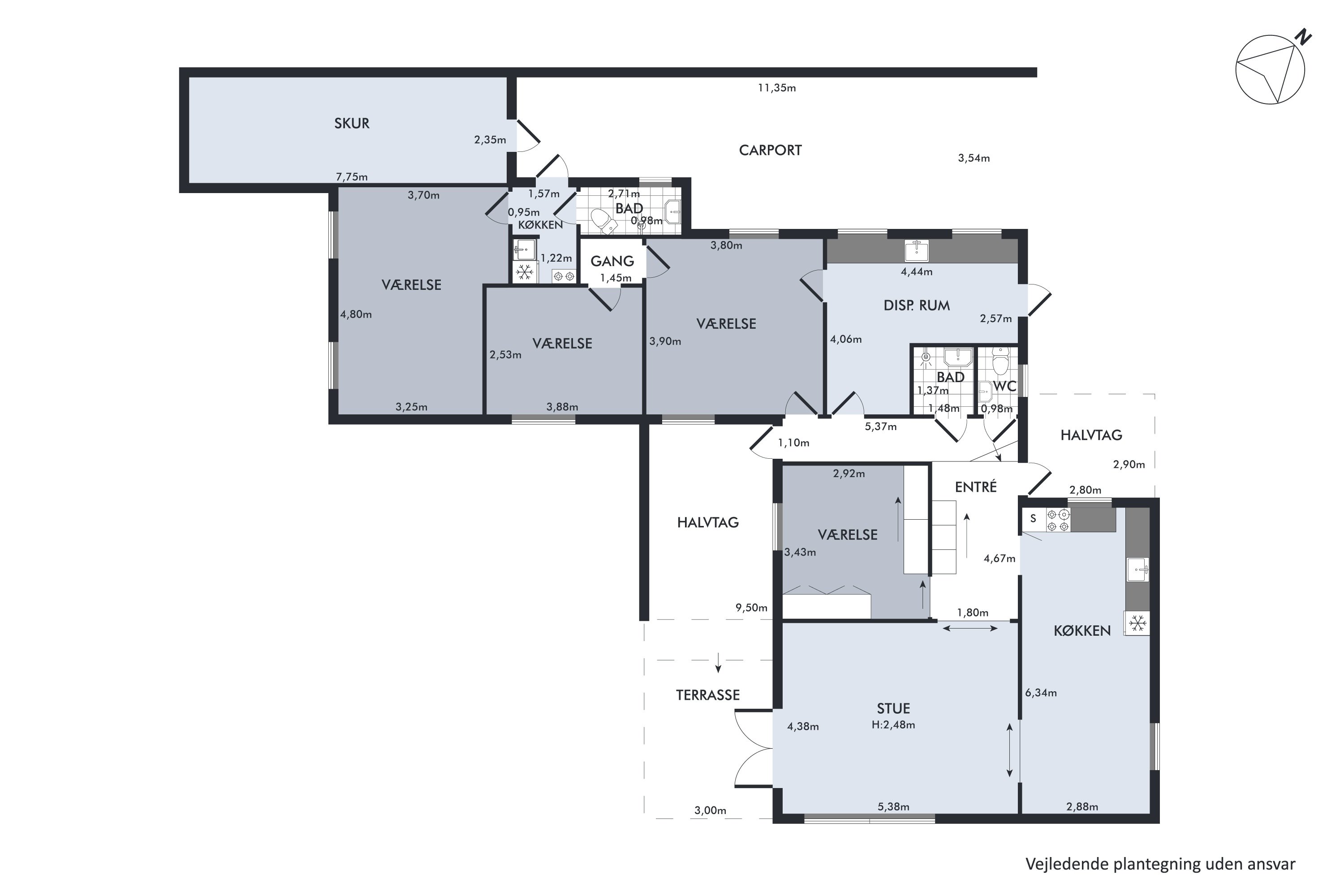 Plantegninger billede af Grejsdalvej 28, 2770 Kastrup