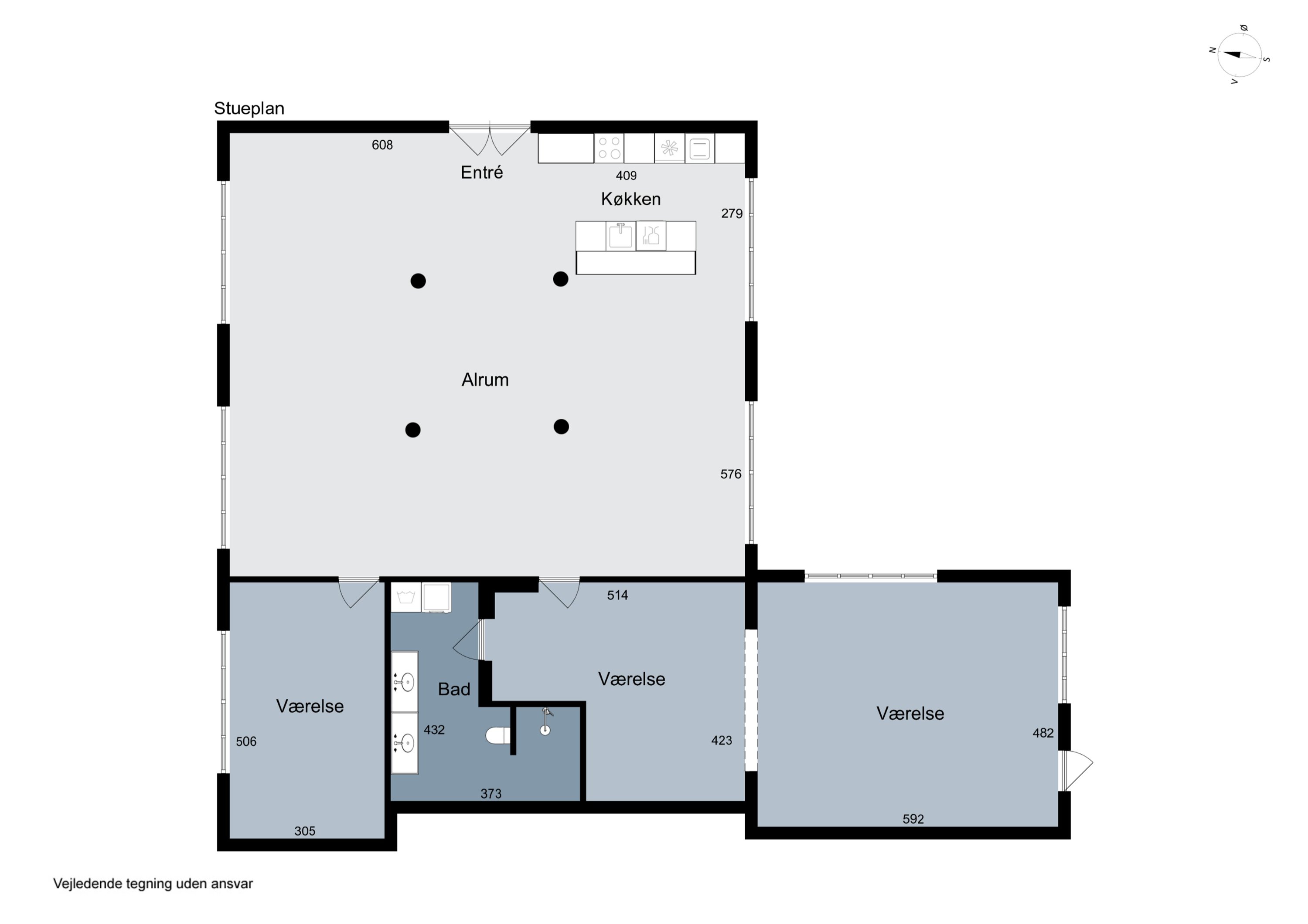 Plantegninger billede af Nytorv 6, st.., 7700 Thisted