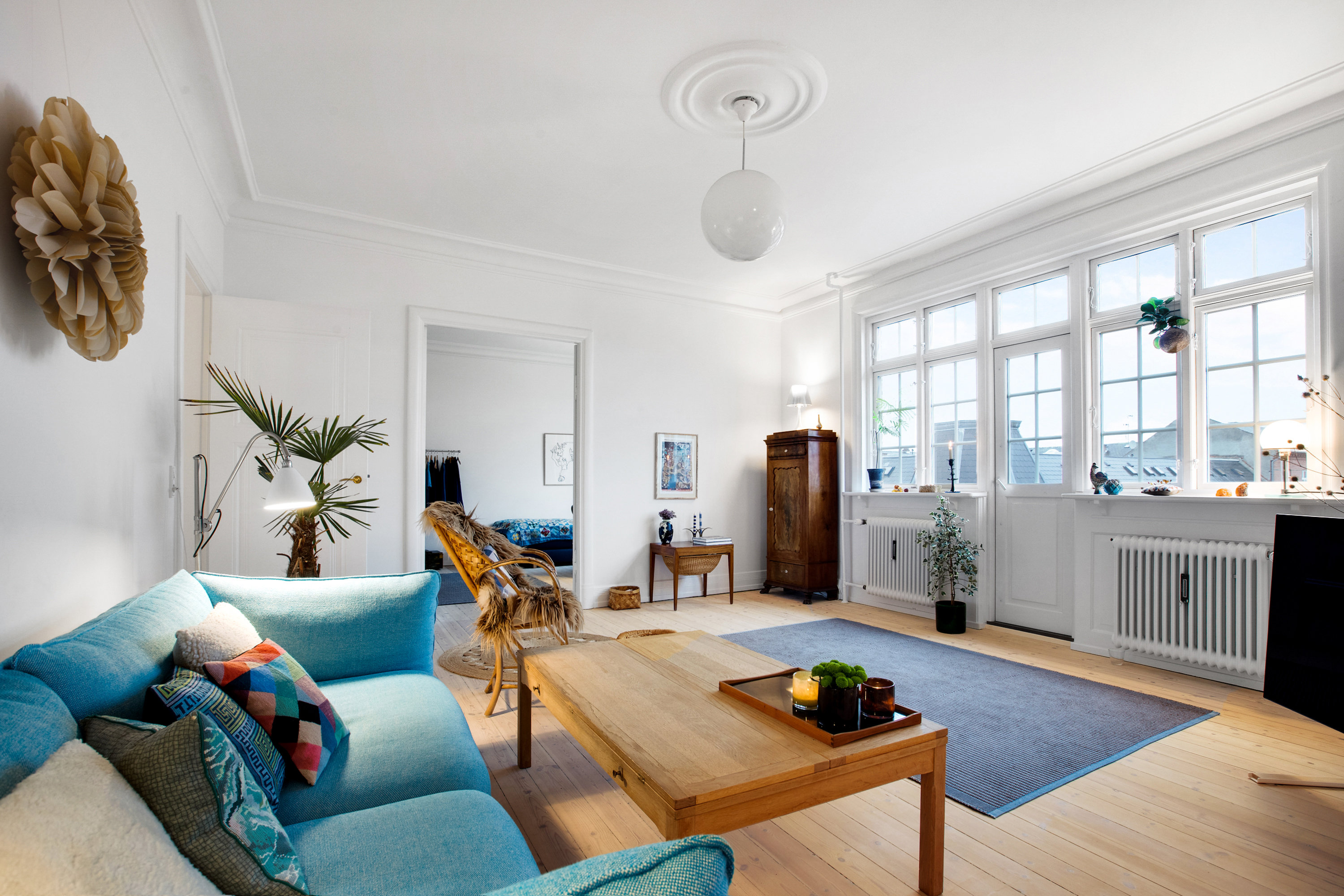 Fremhævet stue billede i fuldskærmstilstand. Billede af Amagerbrogade 66, 4. th., 2300 København S