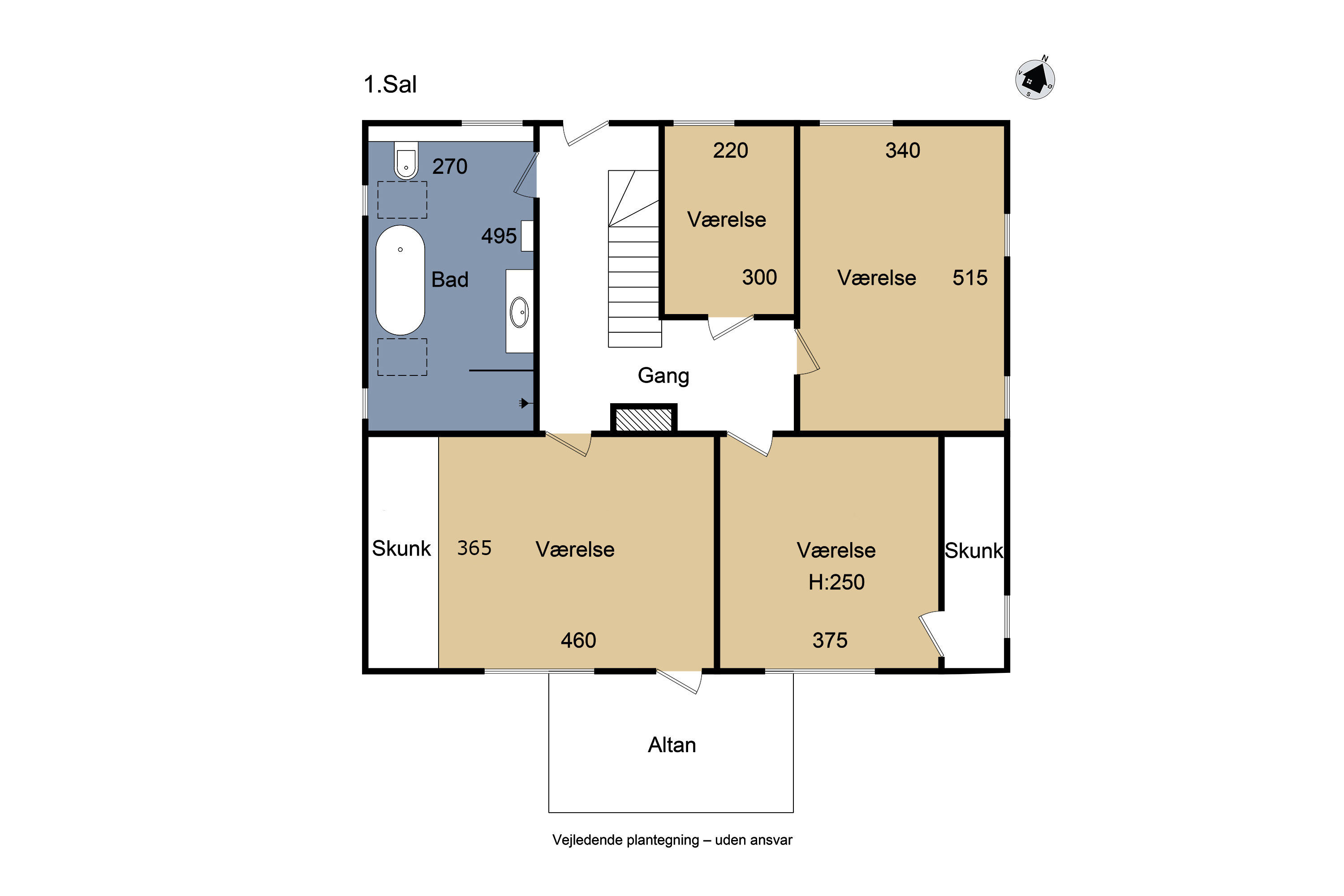 Plantegninger billede af Lundevej 26, 4400 Kalundborg