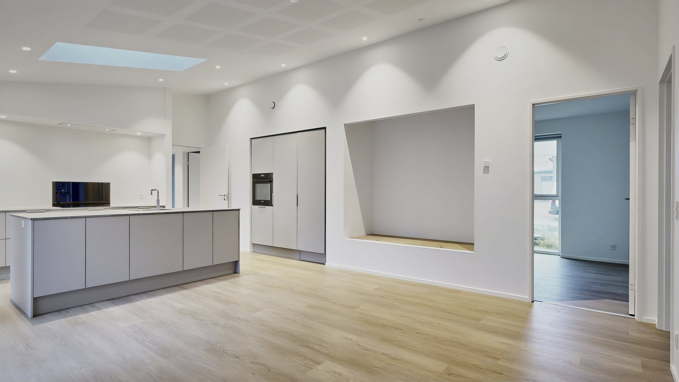 Villa: Køkken alrum på Funder Trindager 56, 8600 Silkeborg