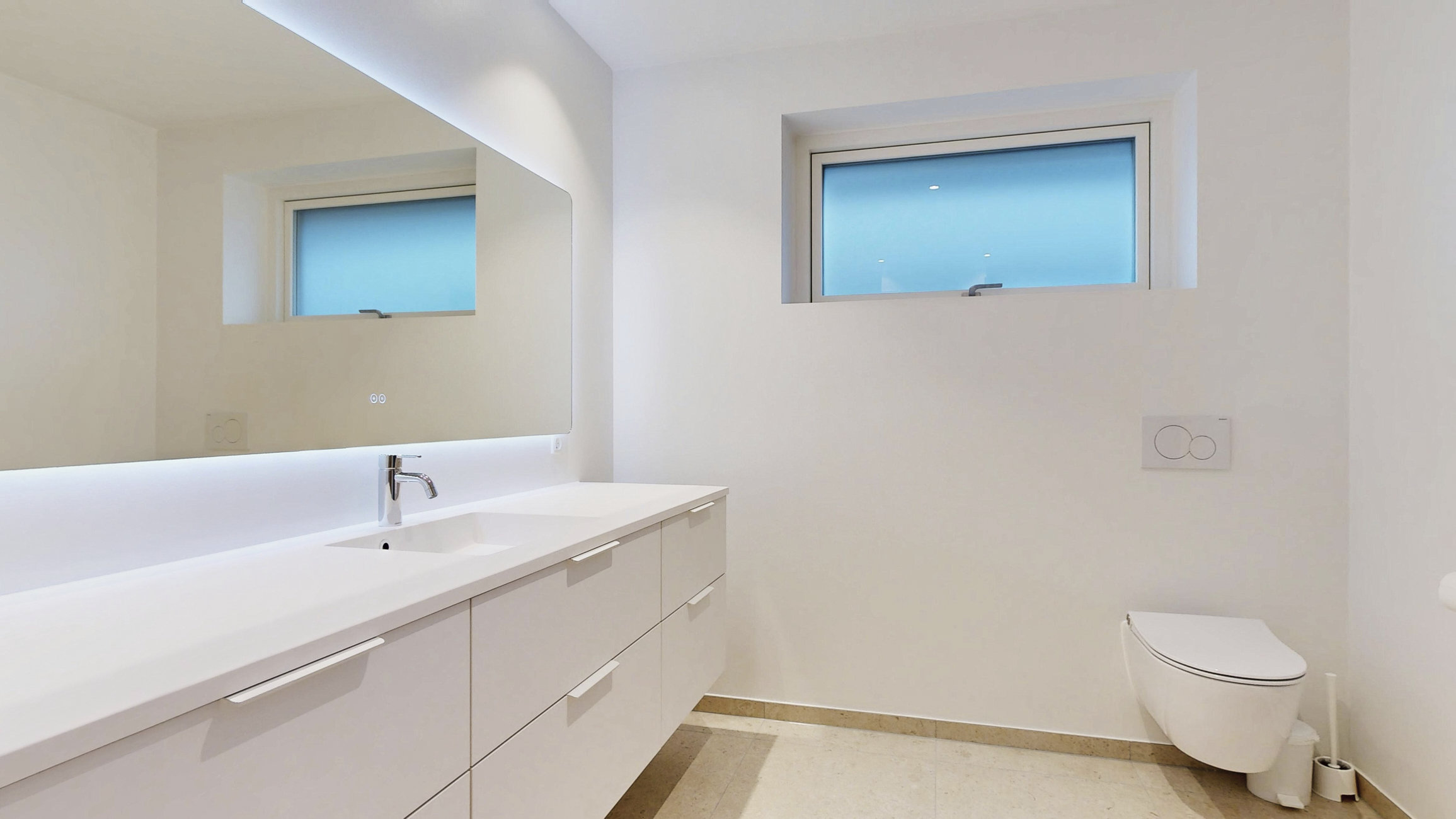 Fremhævet badeværelse billede i fuldskærmstilstand. Billede af Funder Trindager 56, 8600 Silkeborg