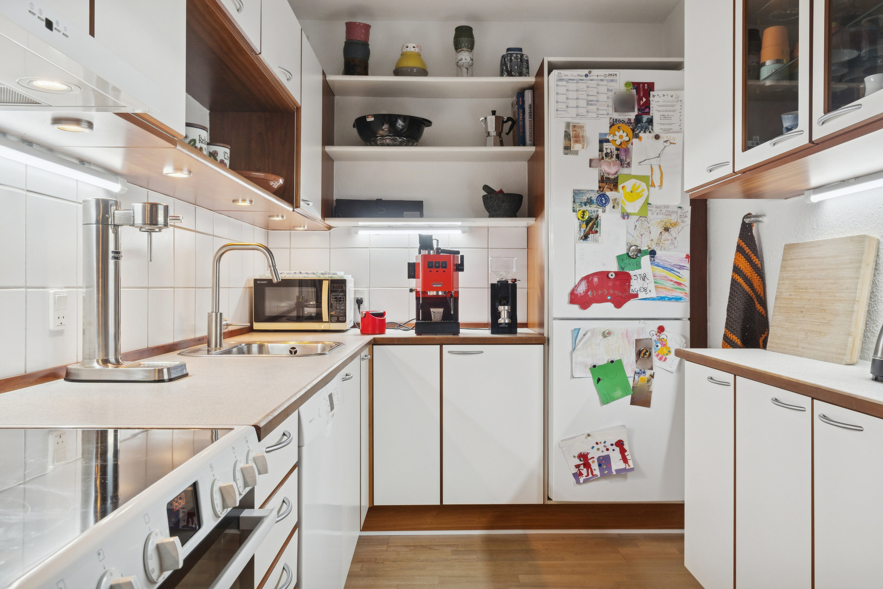 Fremhævet køkken billede i fuldskærmstilstand. Billede af Møllevejen 27, kld.. th., 8000 Aarhus C