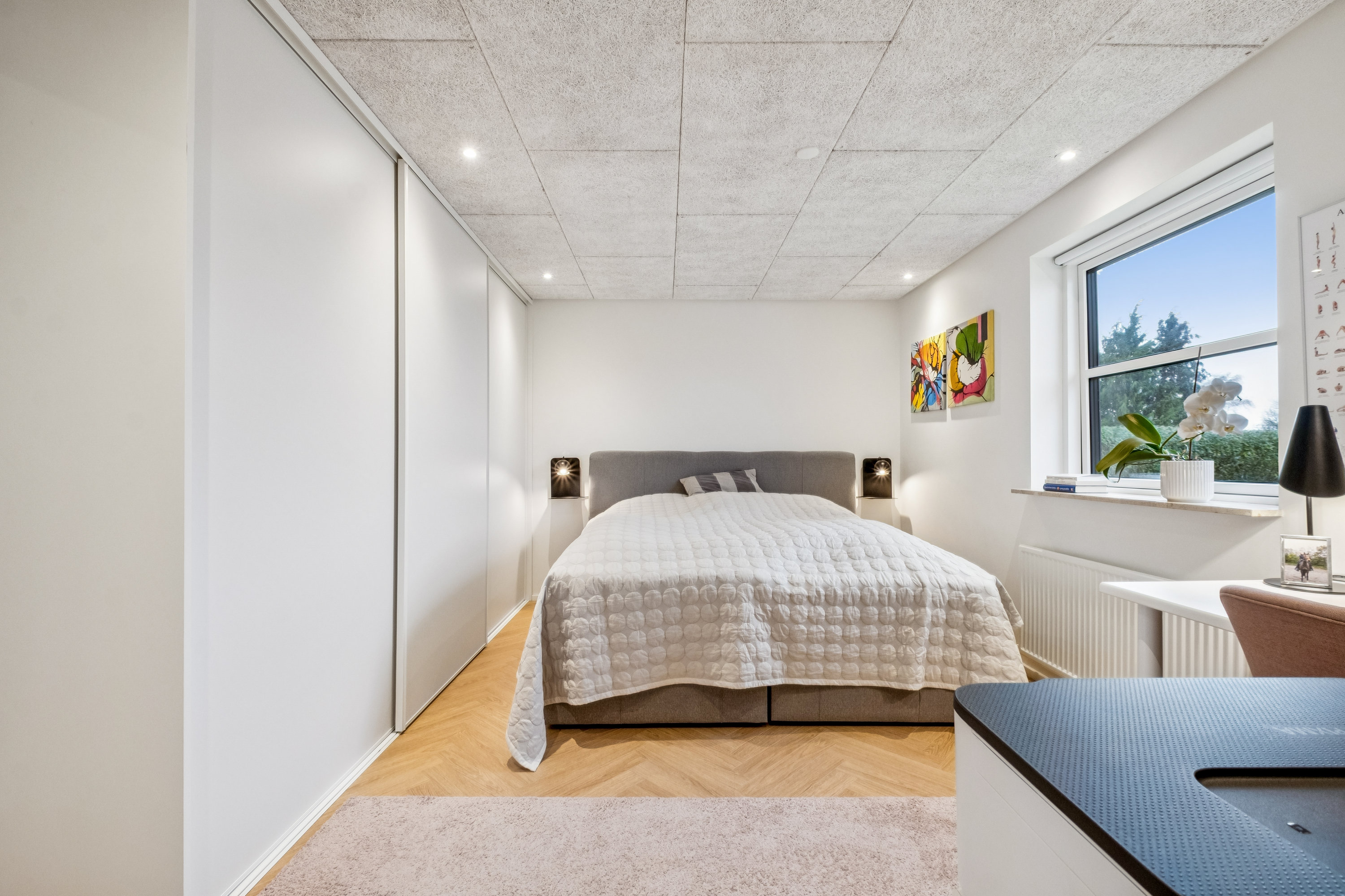 Fremhævet soveværelse billede i fuldskærmstilstand. Billede af Juvelvej 8, Højvangen, 8700 Horsens