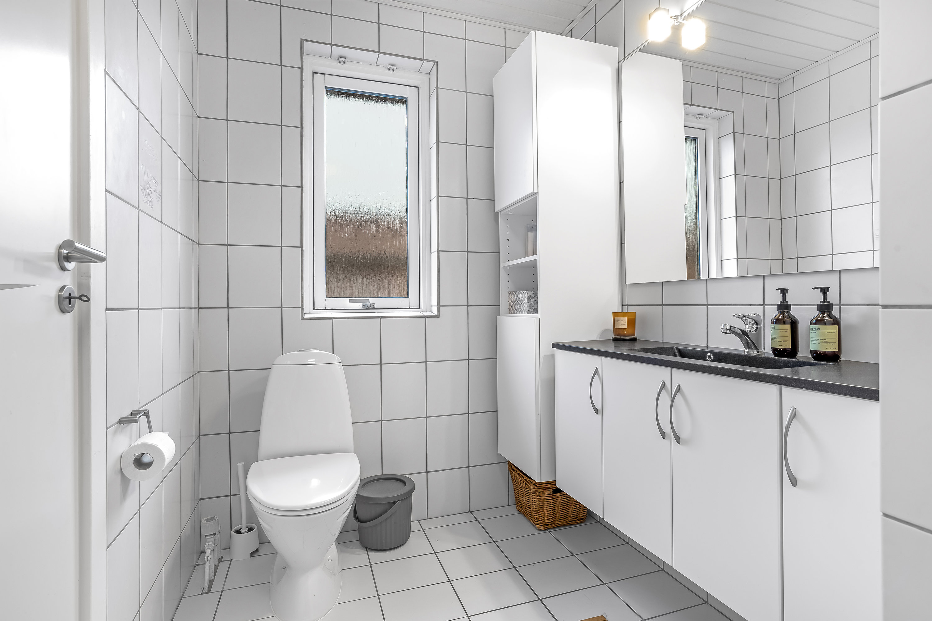 Fremhævet badeværelse billede i fuldskærmstilstand. Billede af Meldgårdvej 47, 7500 Holstebro