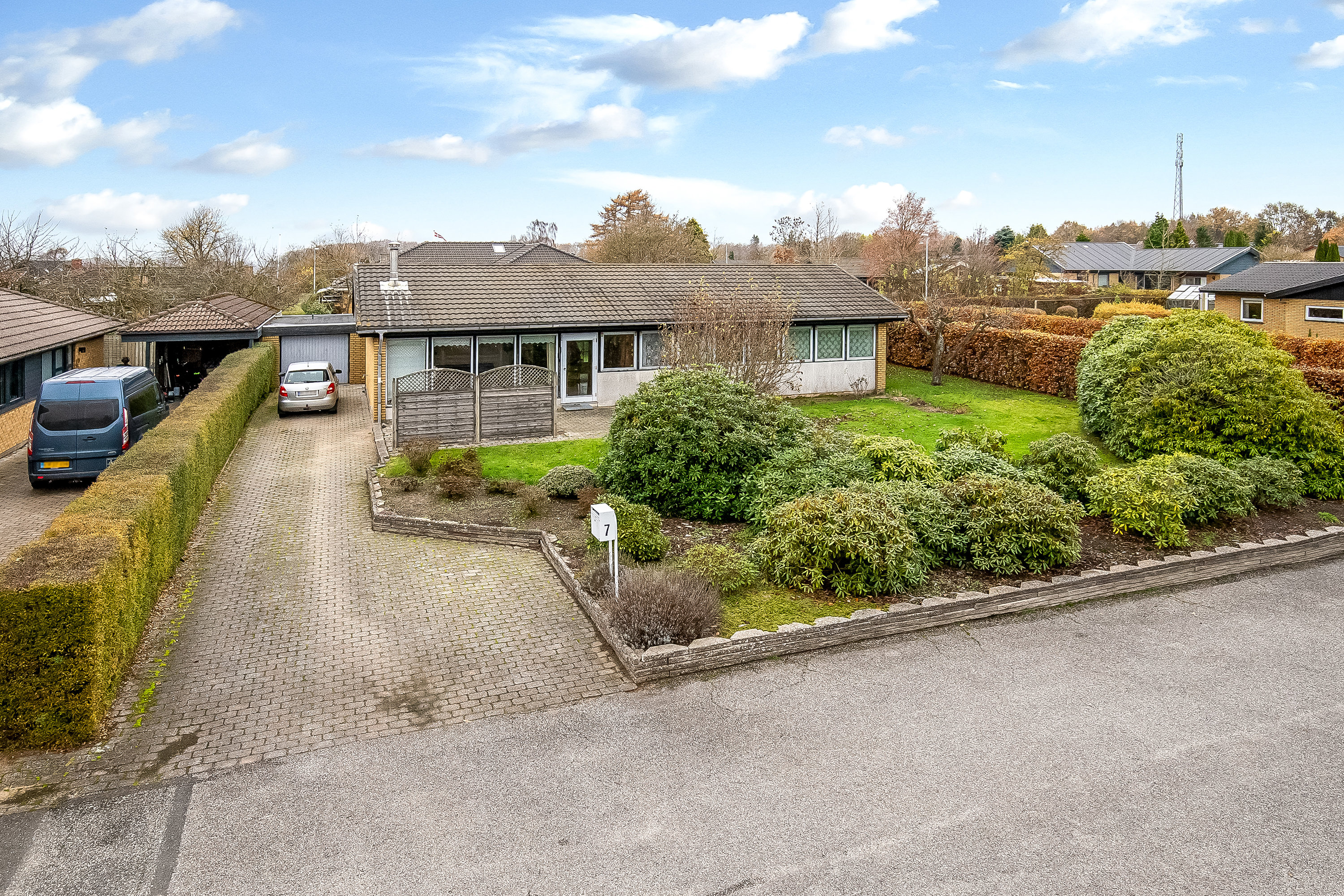 Villa: Mastefoto på Højtoften 7, Bøgeskov, 7000 Fredericia