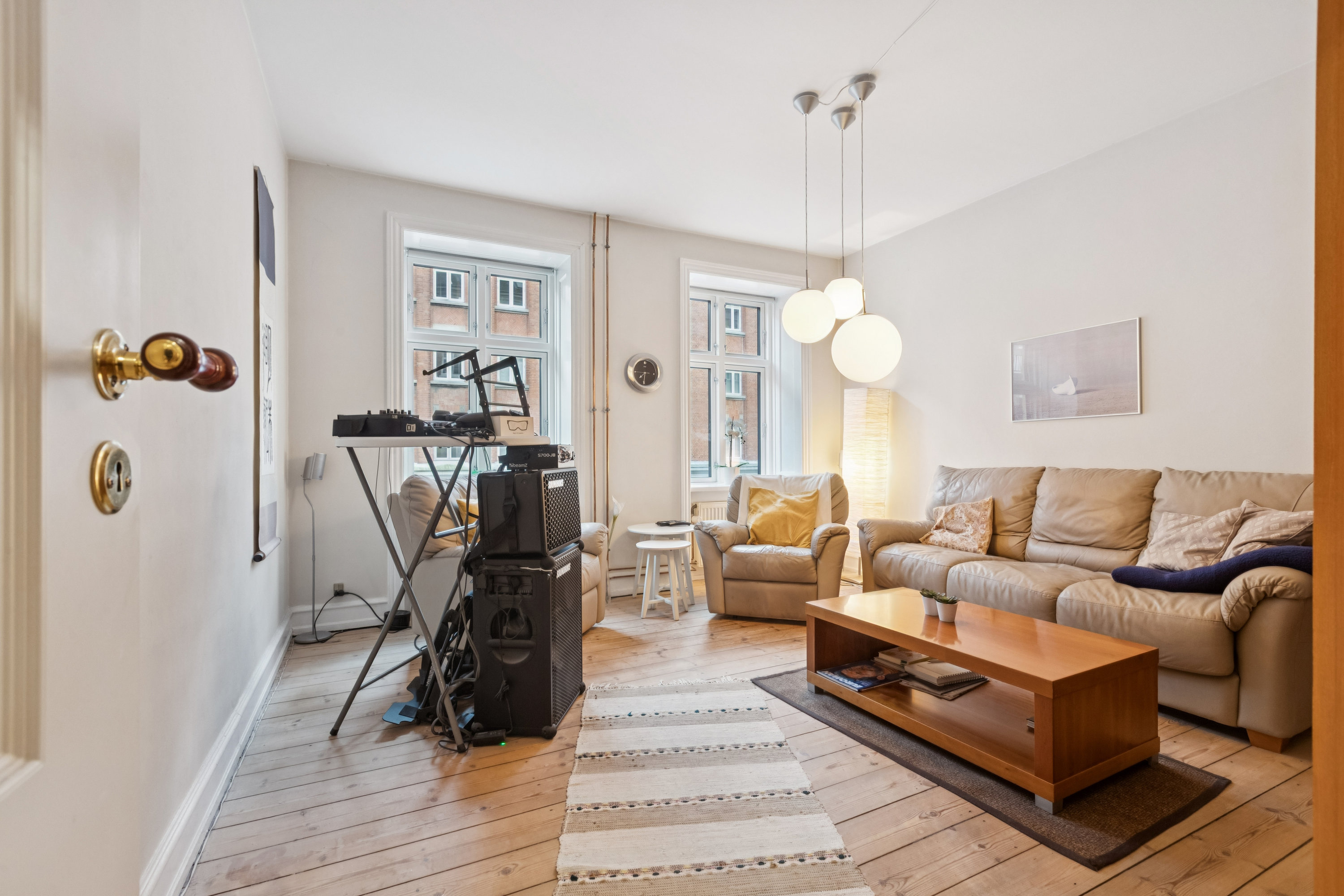 Miniaturebillede 1: stue. Billede af Lombardigade 5, 1. tv., 2300 København S