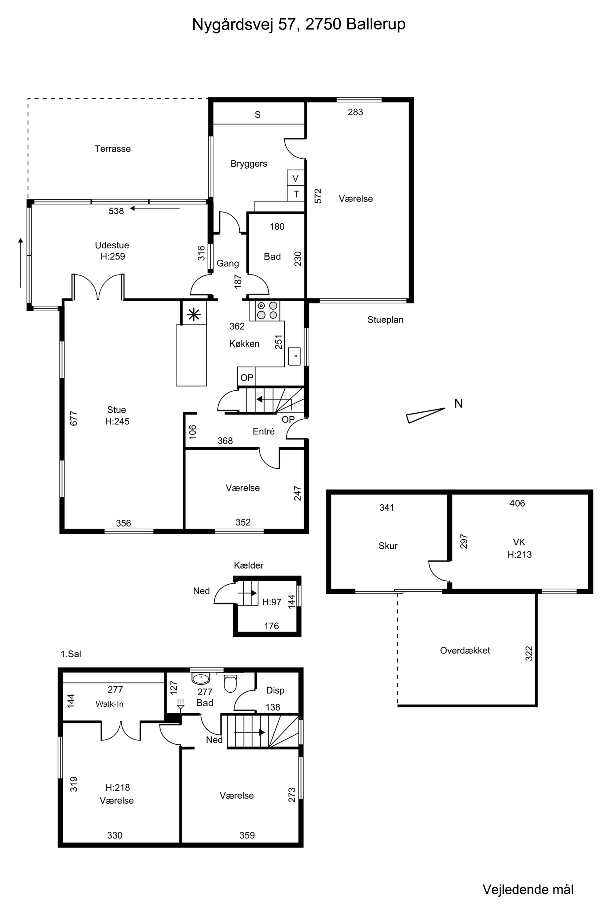Plantegninger billede af Nygårdsvej 57, 2750 Ballerup