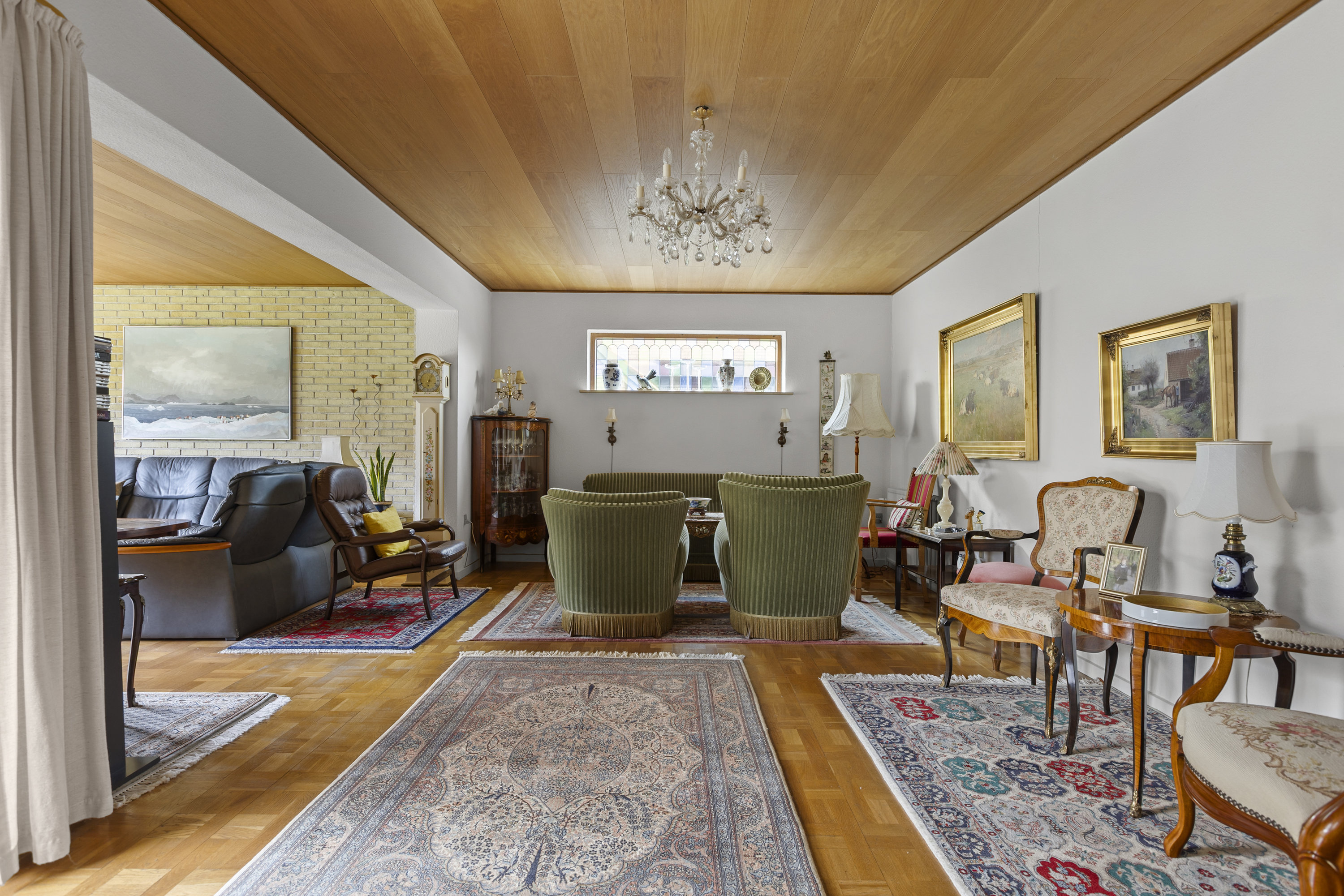 Fremhævet stue billede i fuldskærmstilstand. Billede af Lillevangsparken 13, 4200 Slagelse