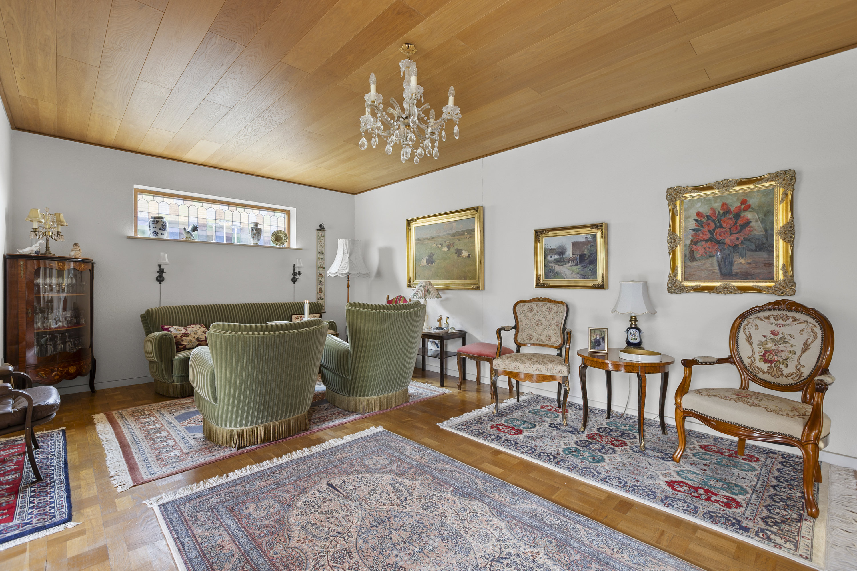 Fremhævet stue billede i fuldskærmstilstand. Billede af Lillevangsparken 13, 4200 Slagelse