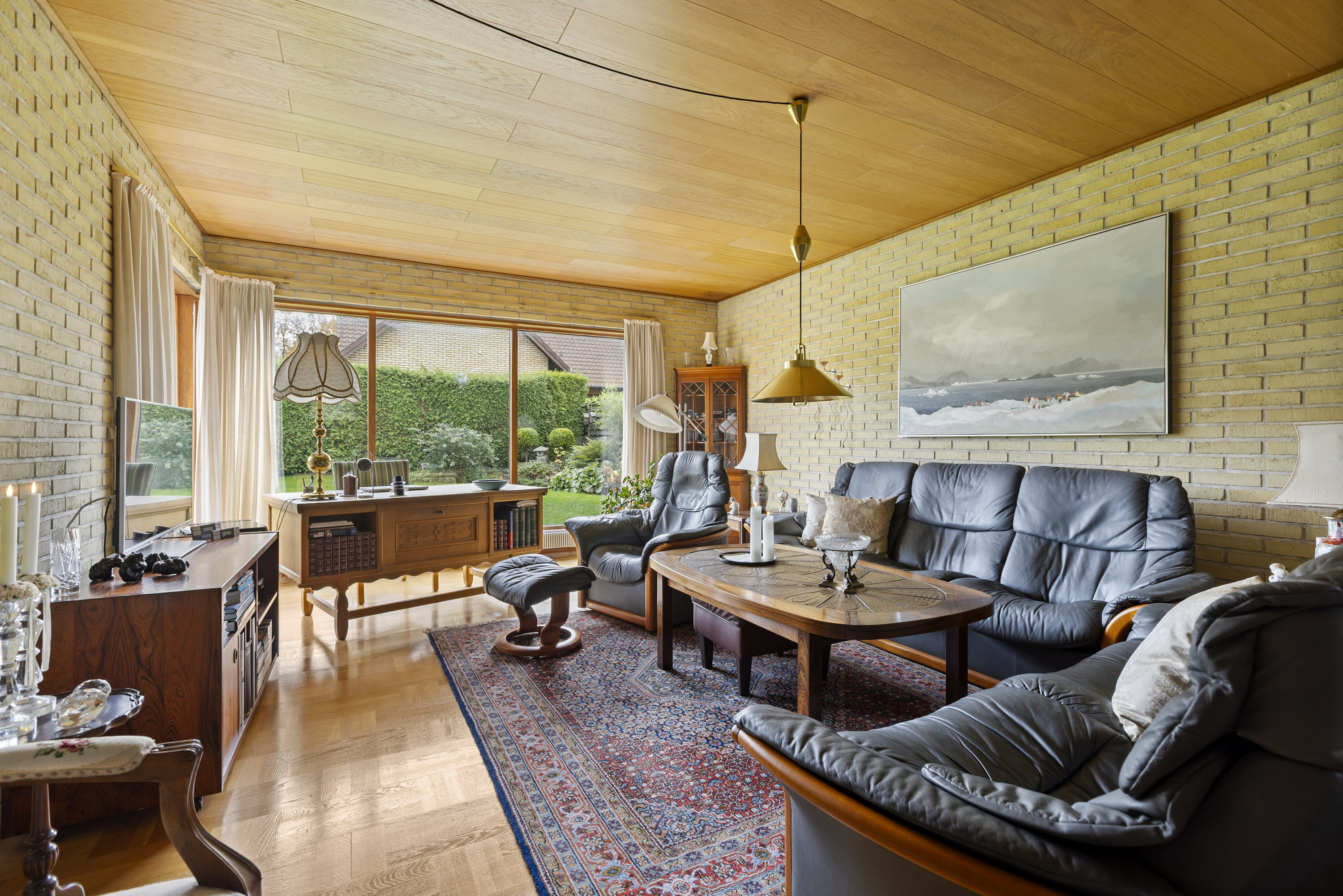 Fremhævet stue billede i fuldskærmstilstand. Billede af Lillevangsparken 13, 4200 Slagelse