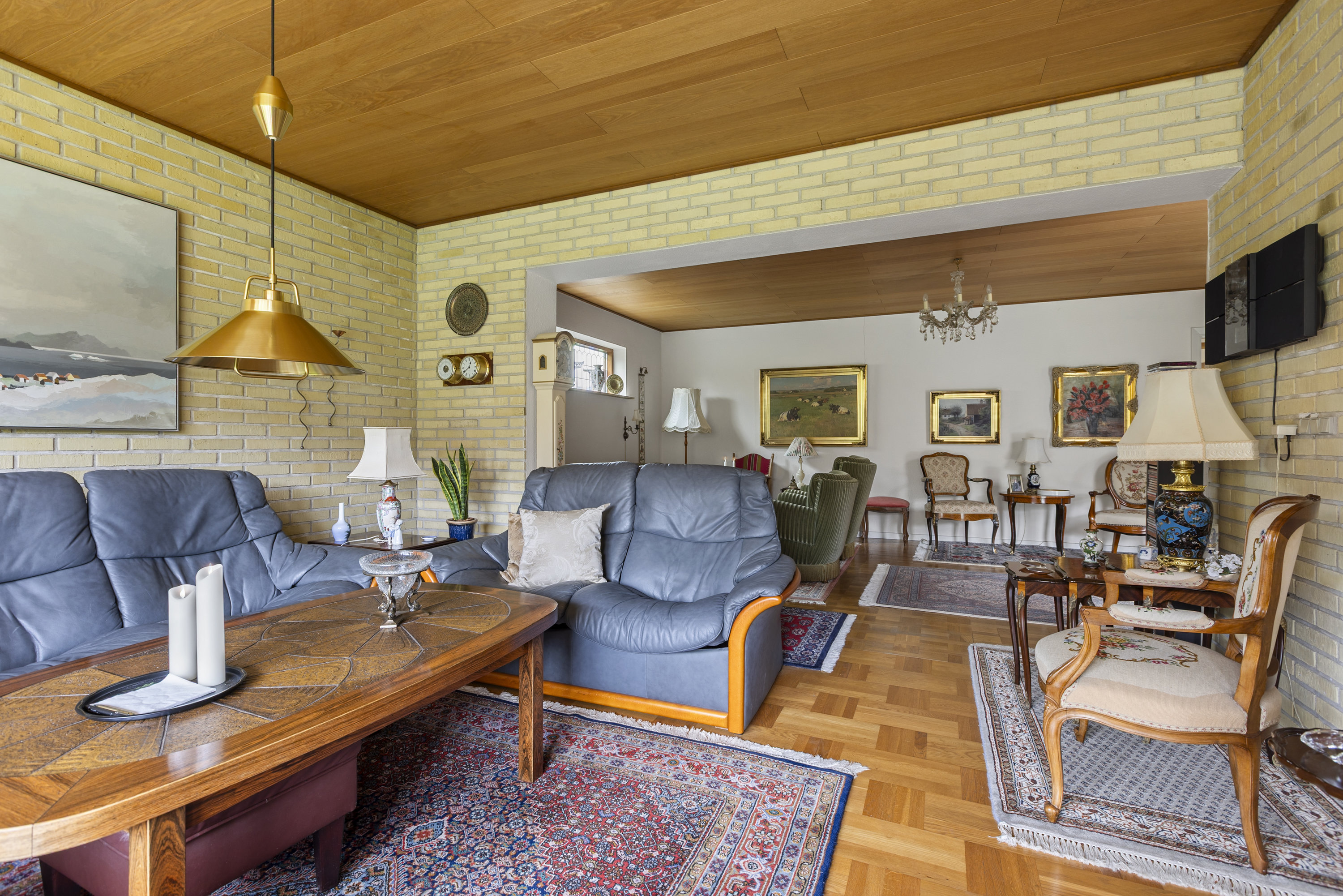 Fremhævet stue billede i fuldskærmstilstand. Billede af Lillevangsparken 13, 4200 Slagelse