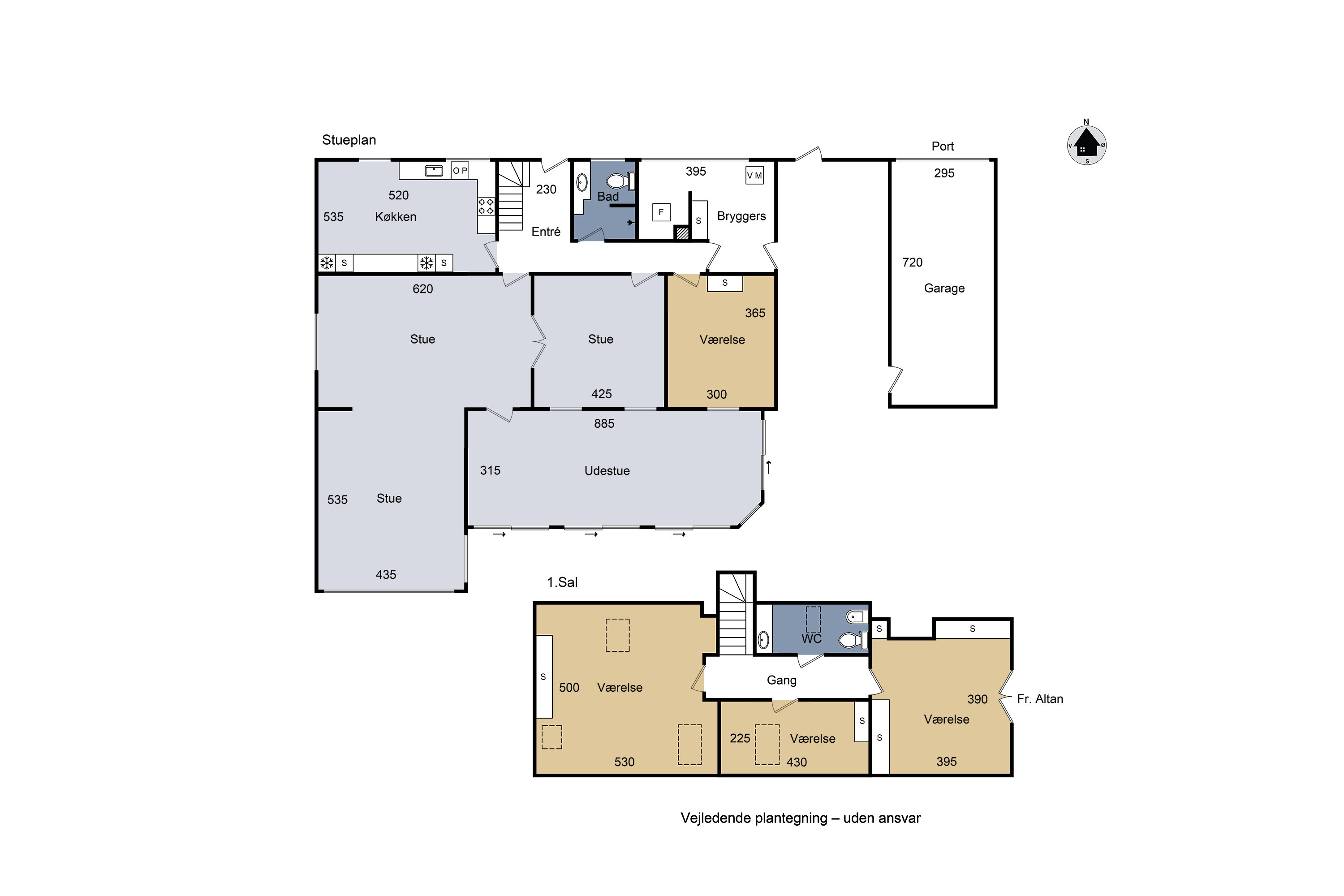 Plantegninger billede af Lillevangsparken 13, 4200 Slagelse