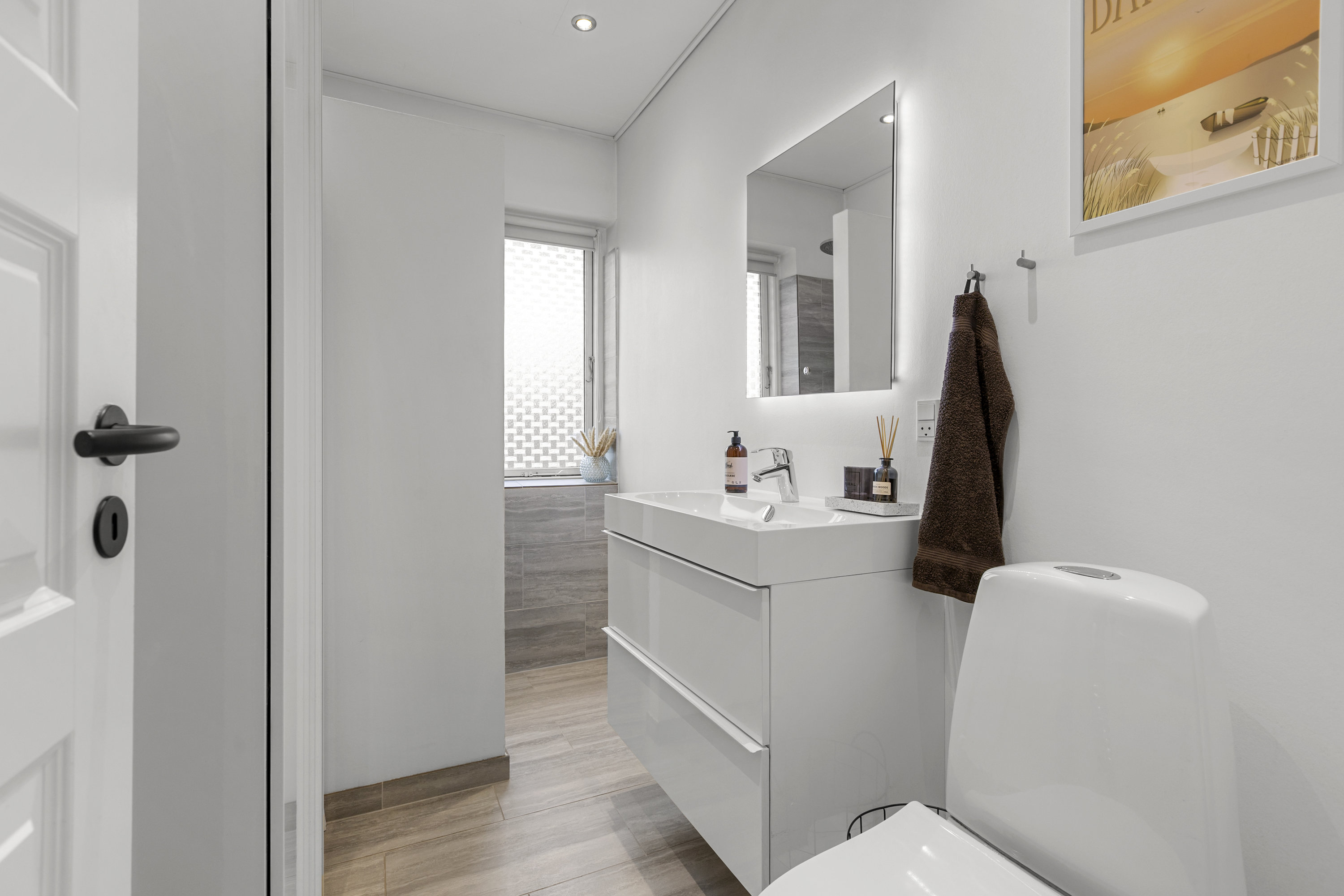 Fremhævet badeværelse billede i fuldskærmstilstand. Billede af Lillevangsvej 16, 4200 Slagelse