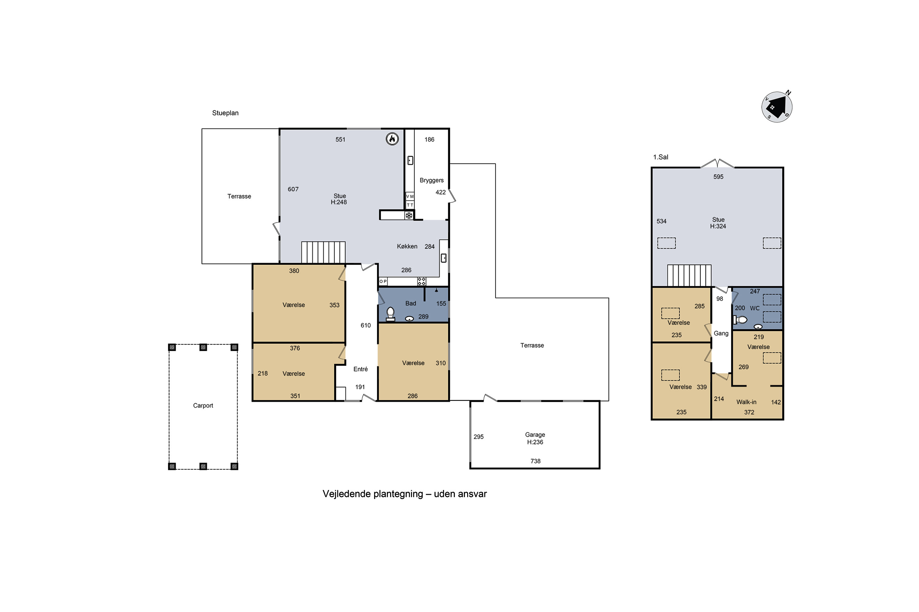 Plantegninger billede af Lillevangsvej 16, 4200 Slagelse