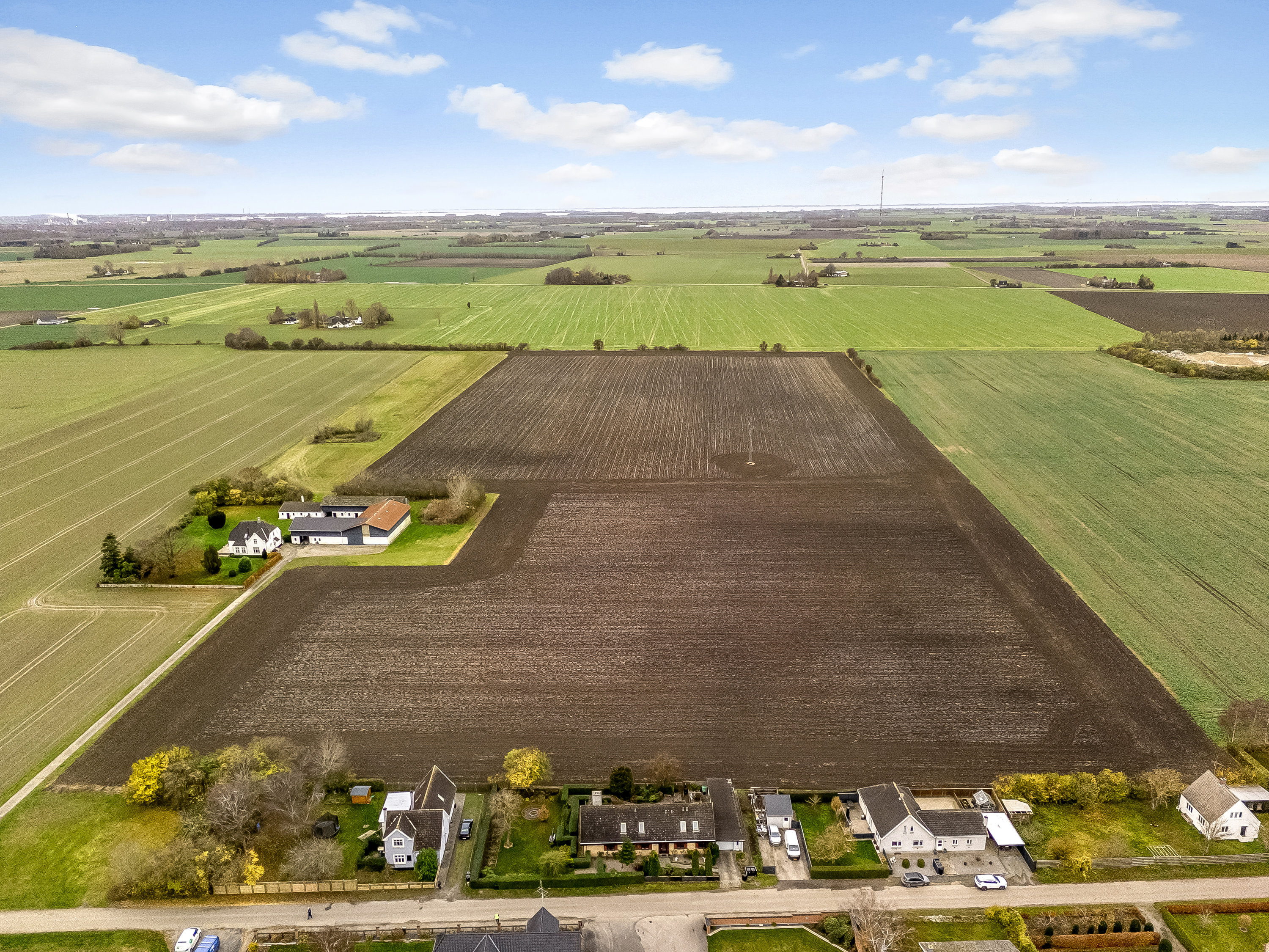 Fremhævet luftfoto billede i fuldskærmstilstand. Billede af Øster Nordlundevej 9A, 4900 Nakskov