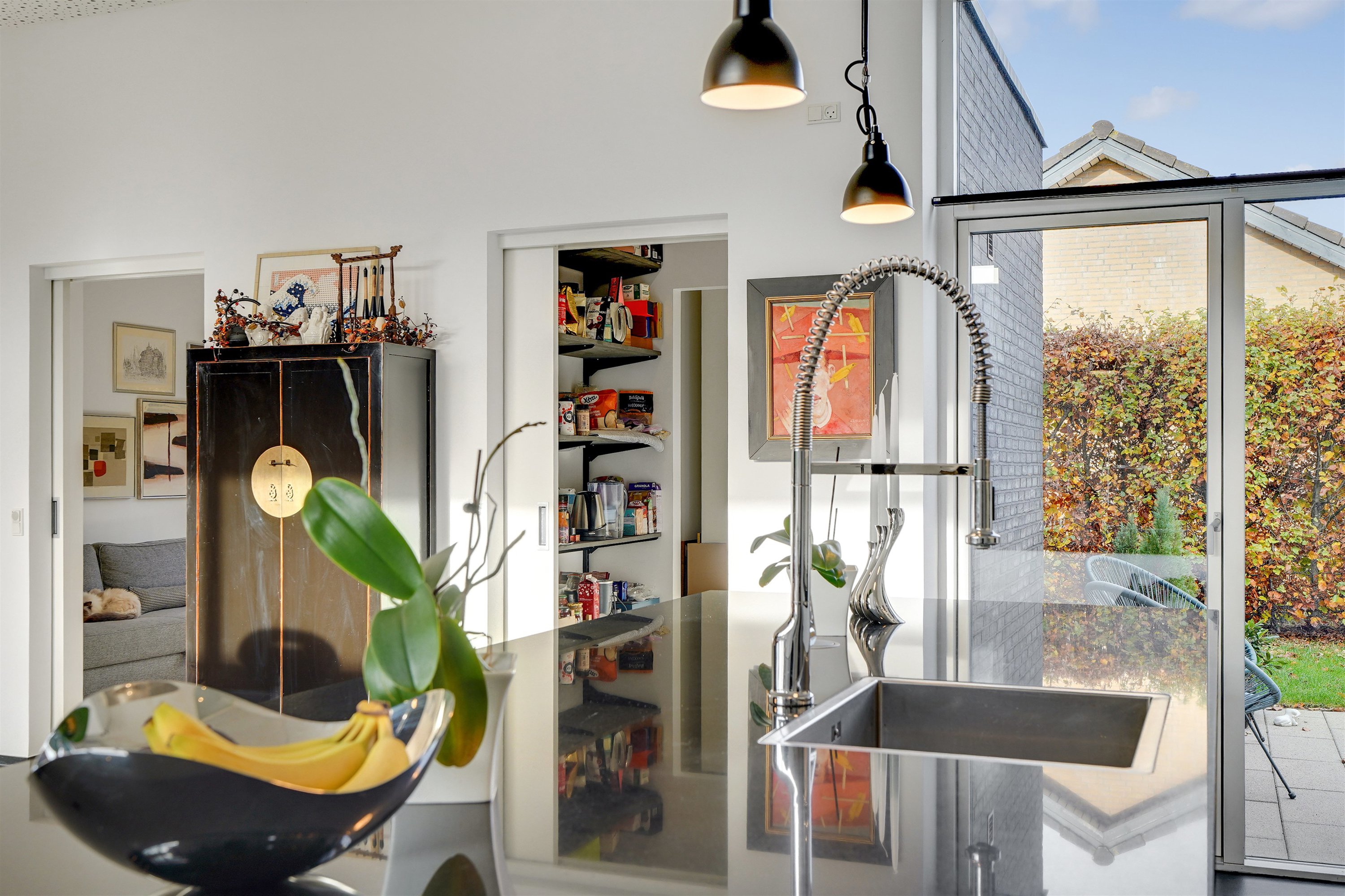 Fremhævet køkken billede i fuldskærmstilstand. Billede af Lillevang 38, 7190 Billund