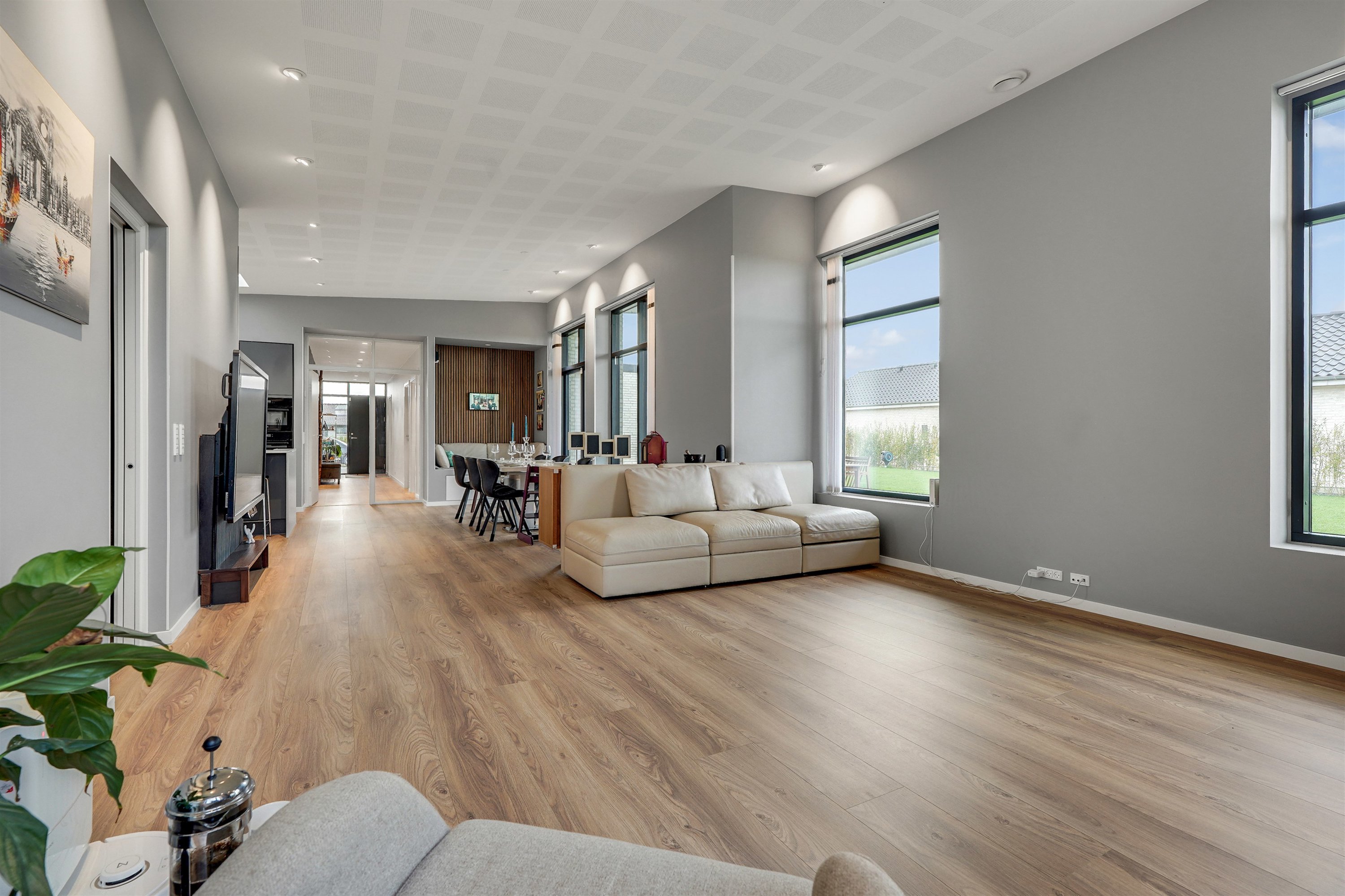 Fremhævet stue billede i fuldskærmstilstand. Billede af Sommerfuglen 27, 7190 Billund