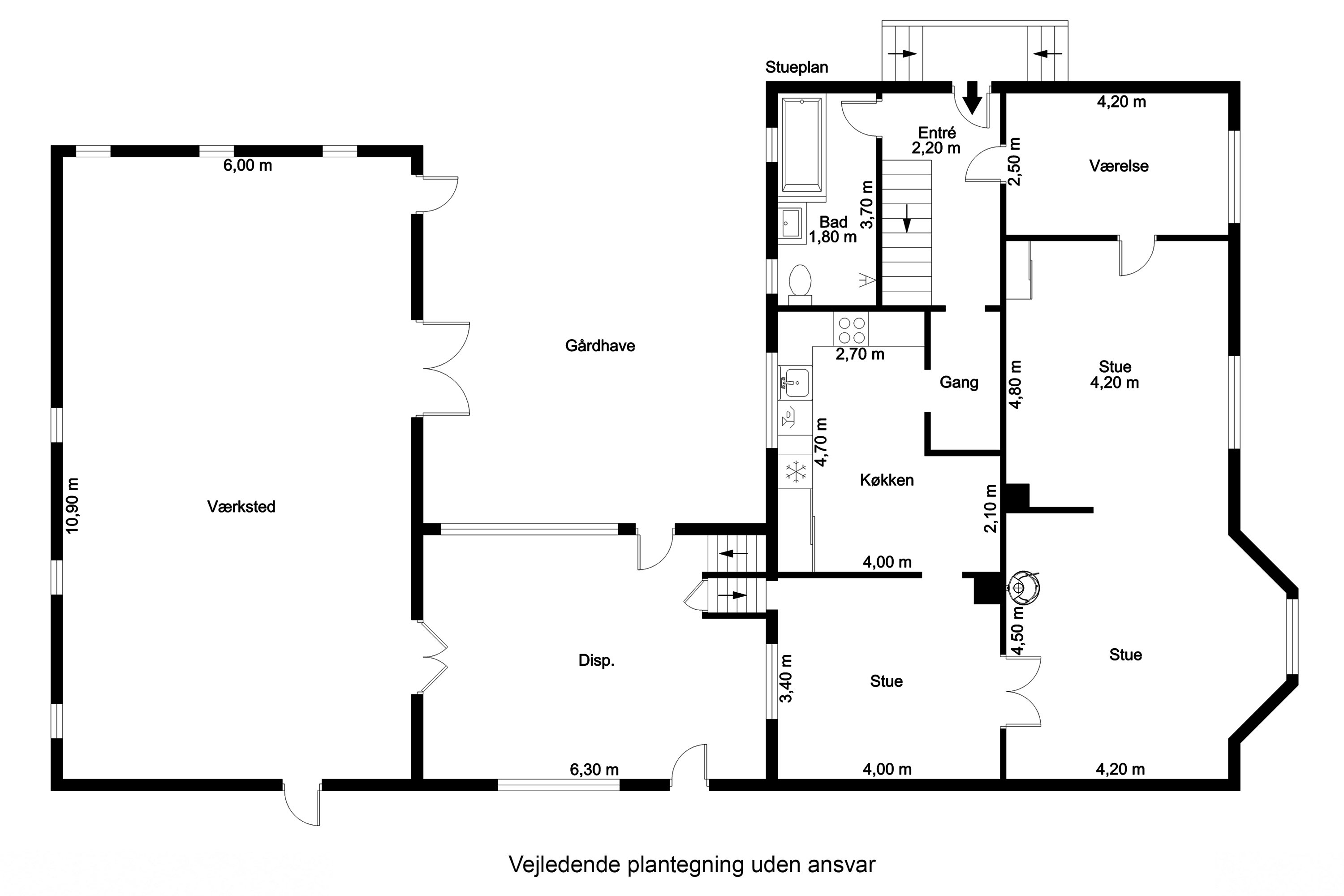 Plantegninger billede af Stationsvej 13, 5771 Stenstrup