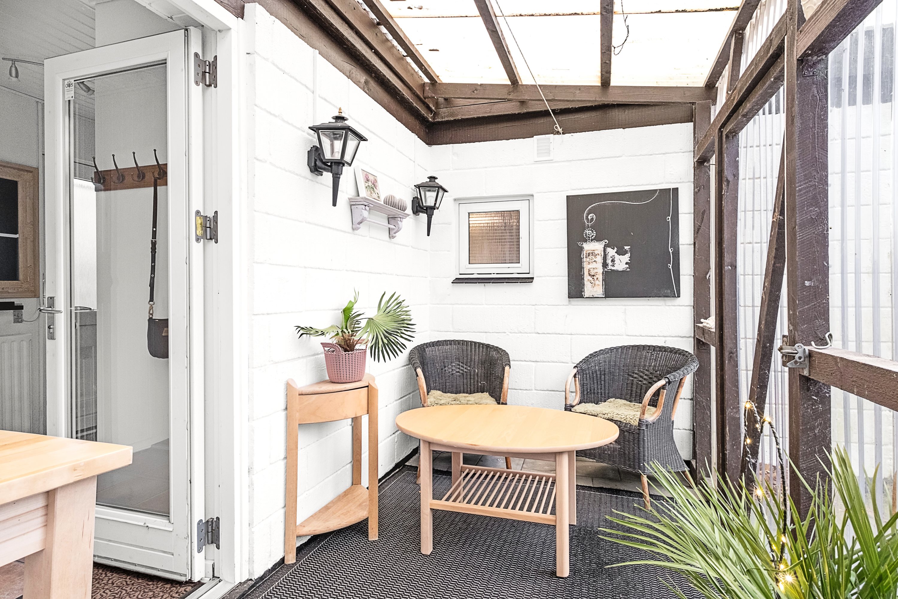 Fremhævet overdækket terrasse billede i fuldskærmstilstand. Billede af Clemensvej 7, Bendstrup, 8530 Hjortshøj