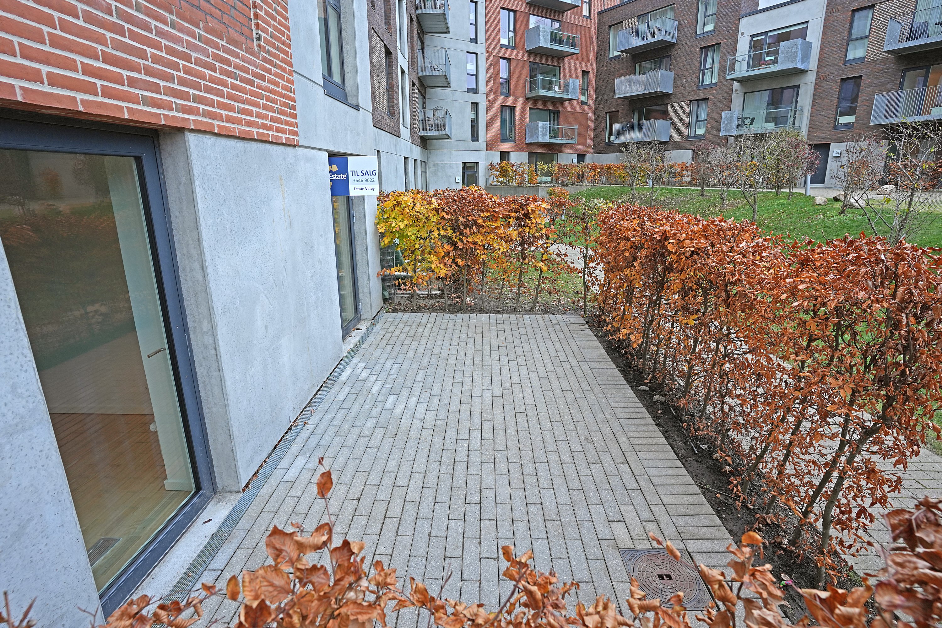 Fremhævet terrasse billede i fuldskærmstilstand. Billede af Carl Jacobsens Vej 14S, st.. tv., 2500 Valby