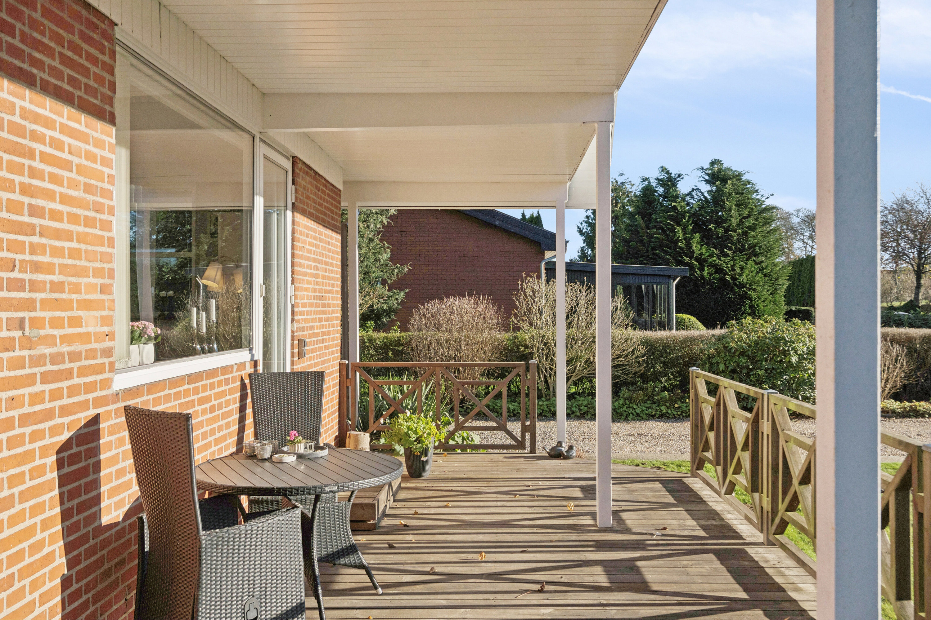 Fremhævet altan billede i fuldskærmstilstand. Billede af Skovvejen 7, 6064 Jordrup