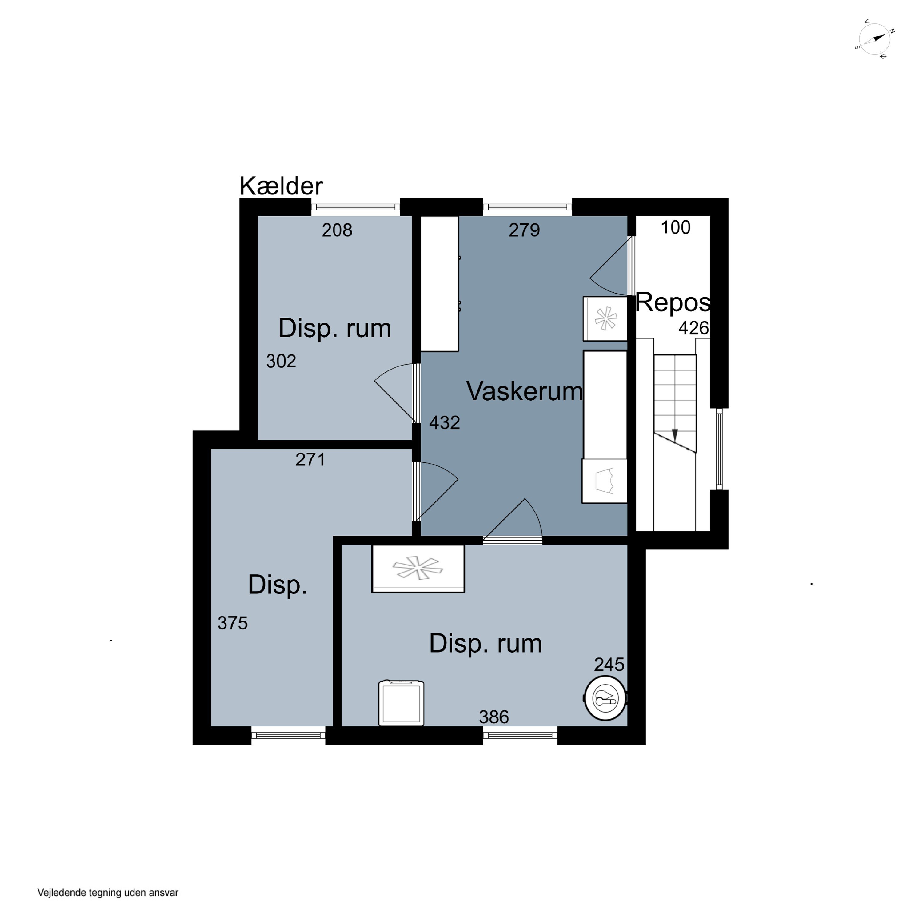 Plantegninger billede af Skovvejen 7, 6064 Jordrup