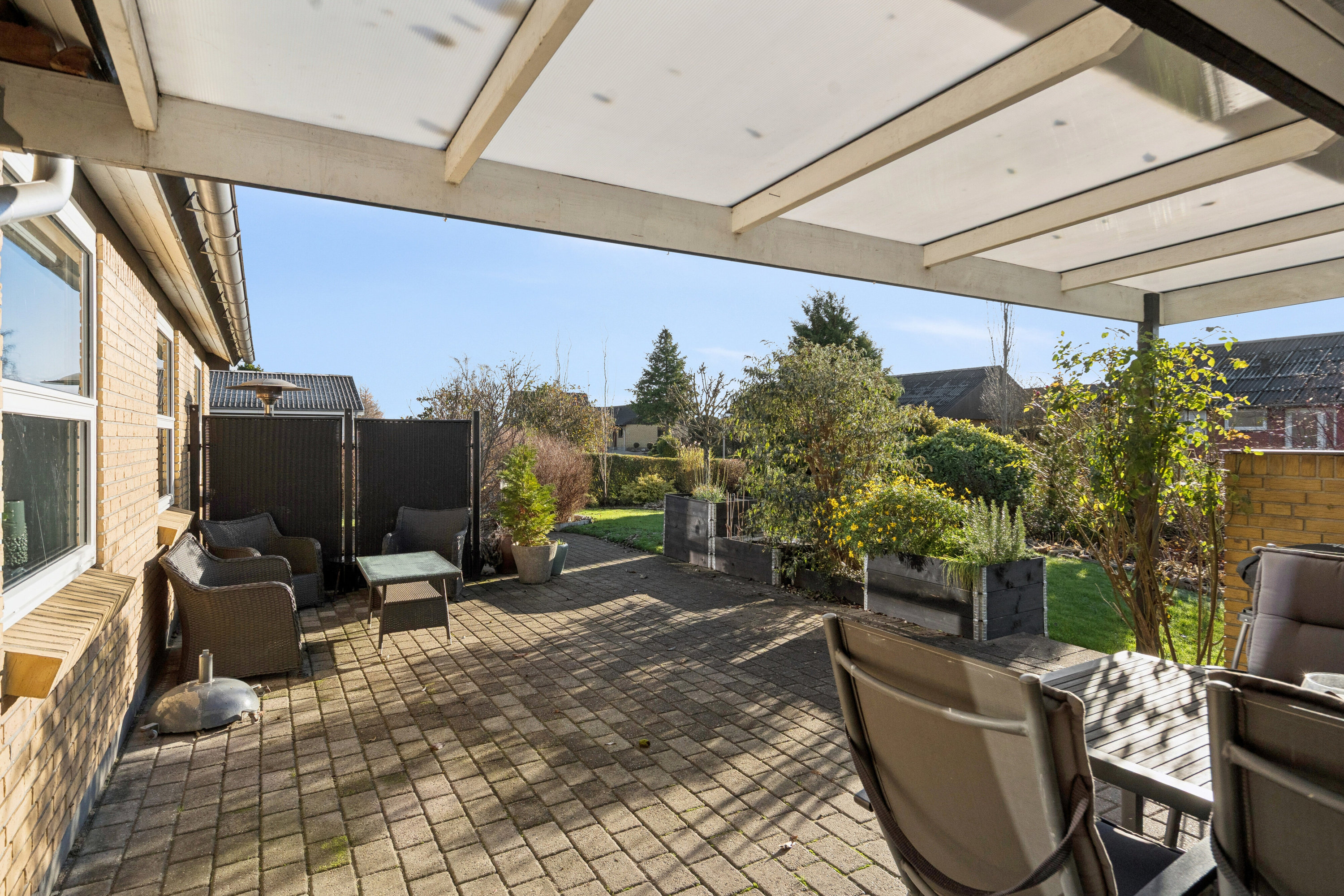 Miniaturebillede 2: overdækket terrasse. Billede af Baldersvej 35, 6040 Egtved