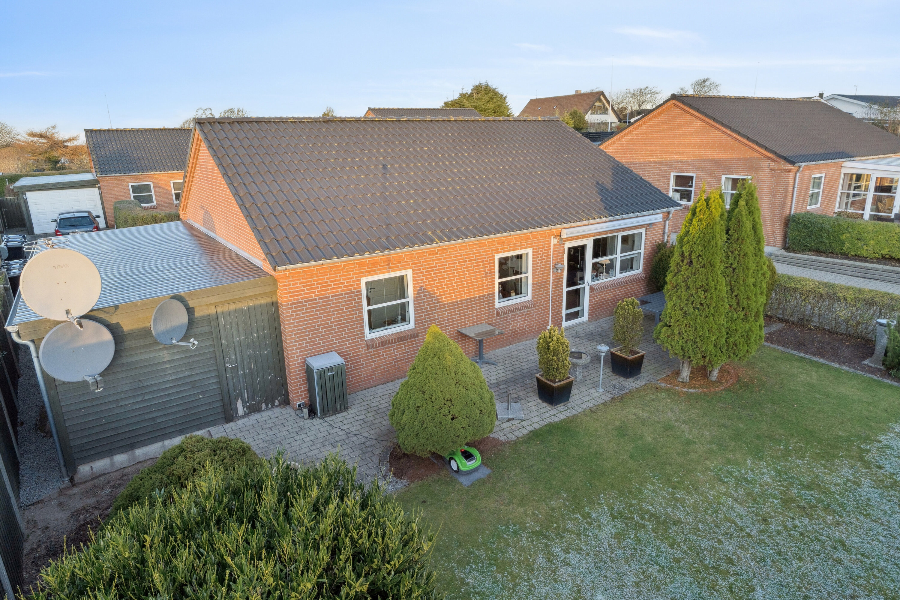 Andelsbolig: Set fra haven på Thorstedvej 42A, Tingstrup, 7700 Thisted