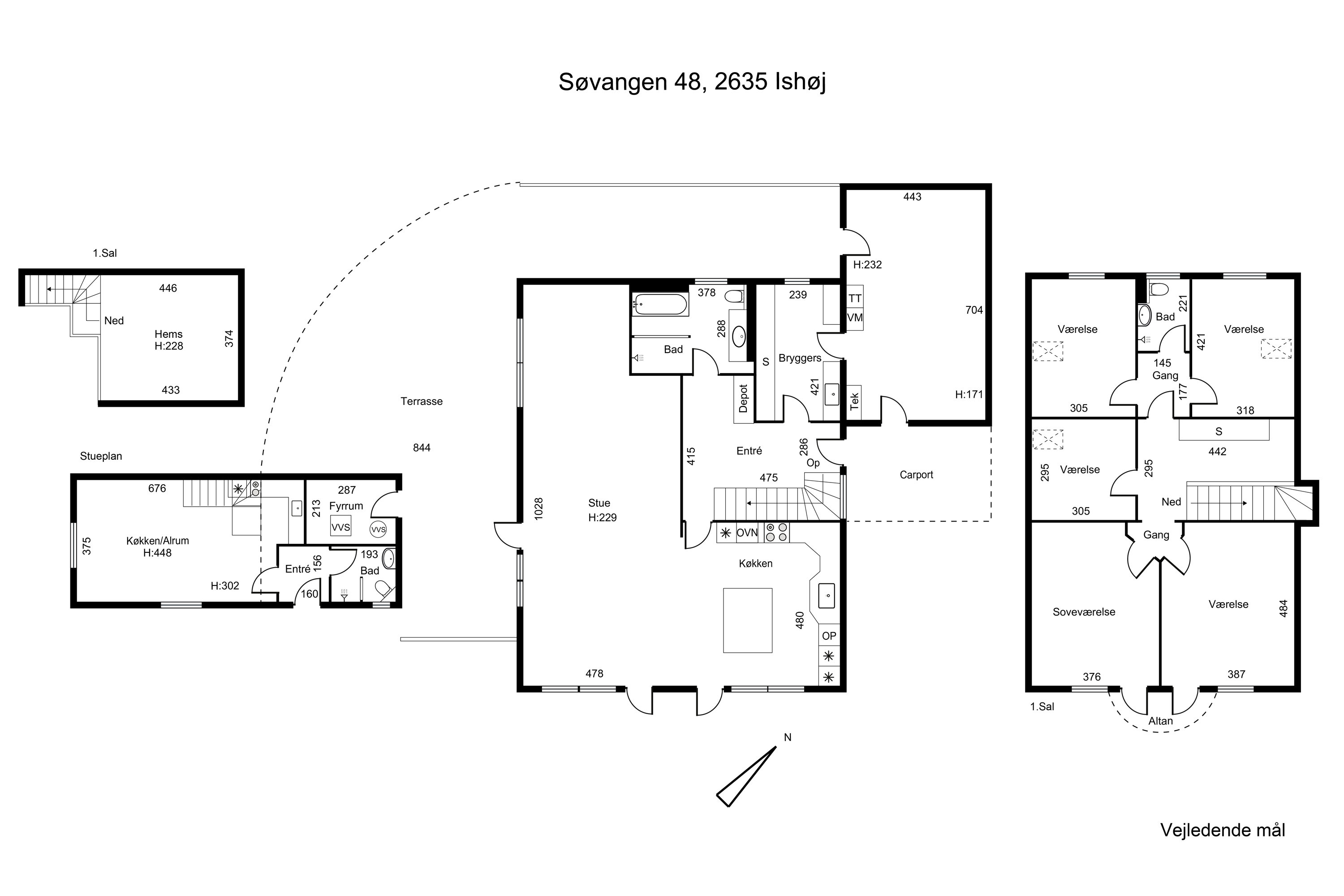 Plantegninger billede af Søvangen 48, 2635 Ishøj