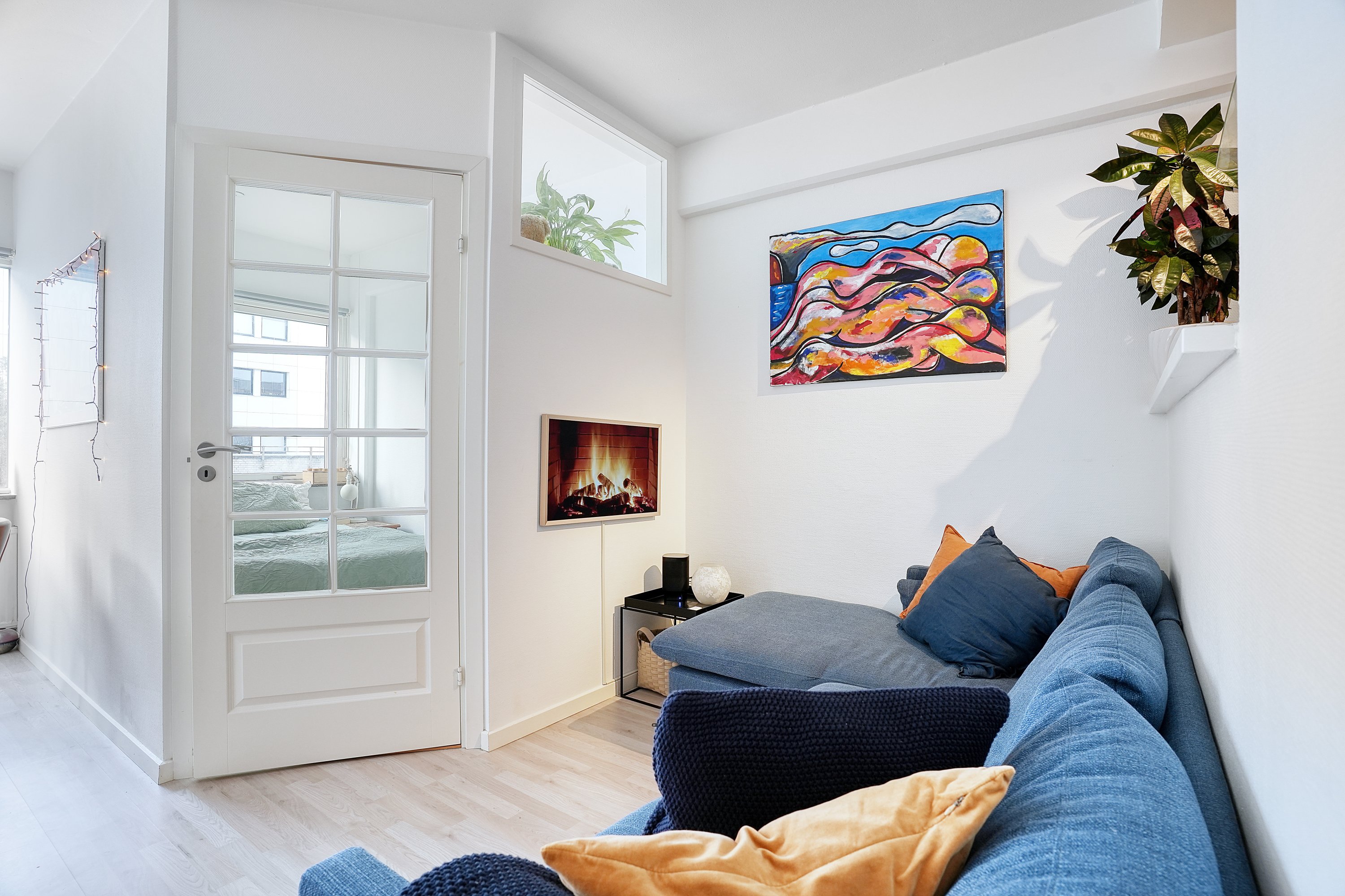 Fremhævet stue billede i fuldskærmstilstand. Billede af Søndre Fasanvej 90, 1. 111., 2500 Valby