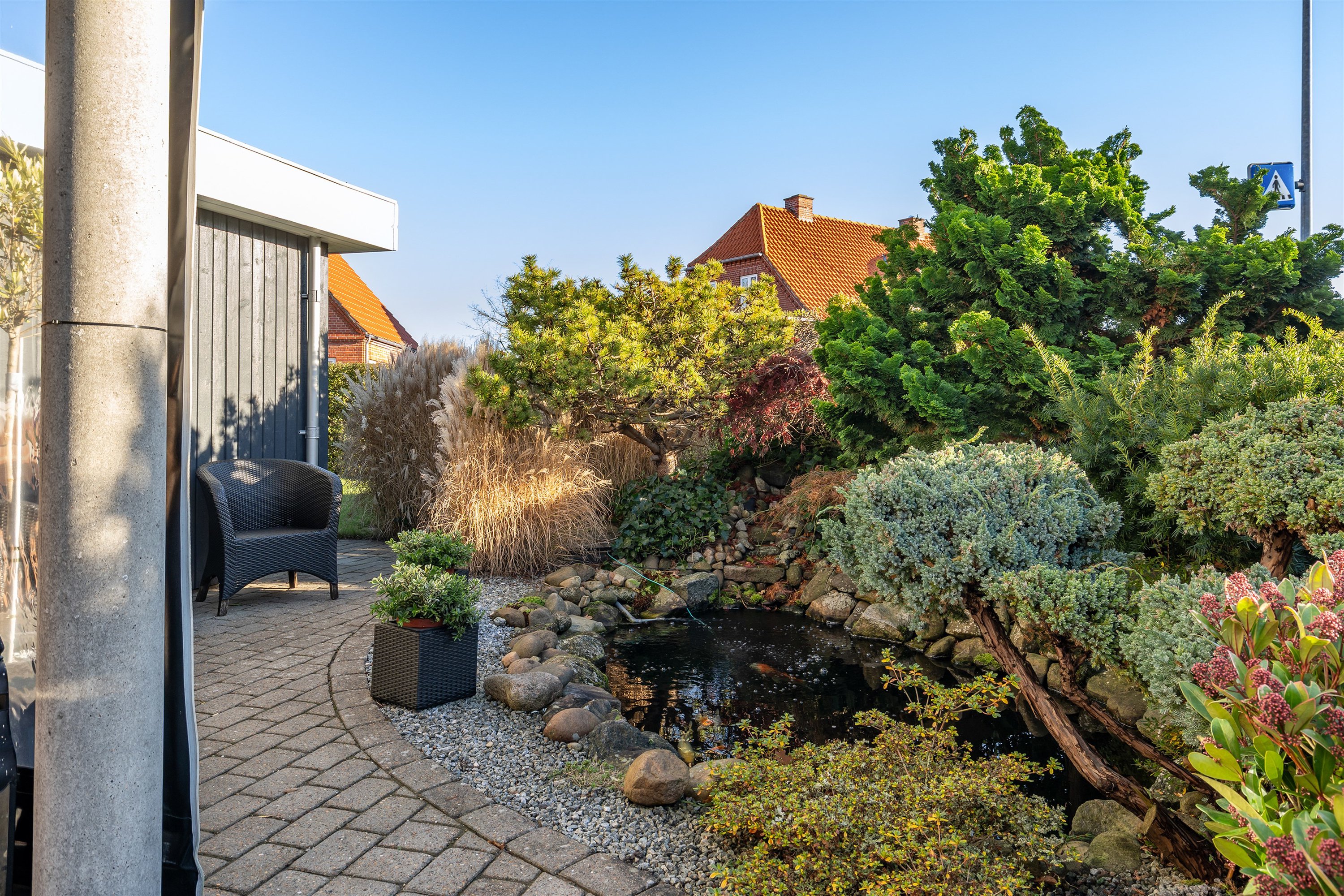 Fremhævet terrasse billede i fuldskærmstilstand. Billede af Bryndumvej 2, Tarp, 6715 Esbjerg N