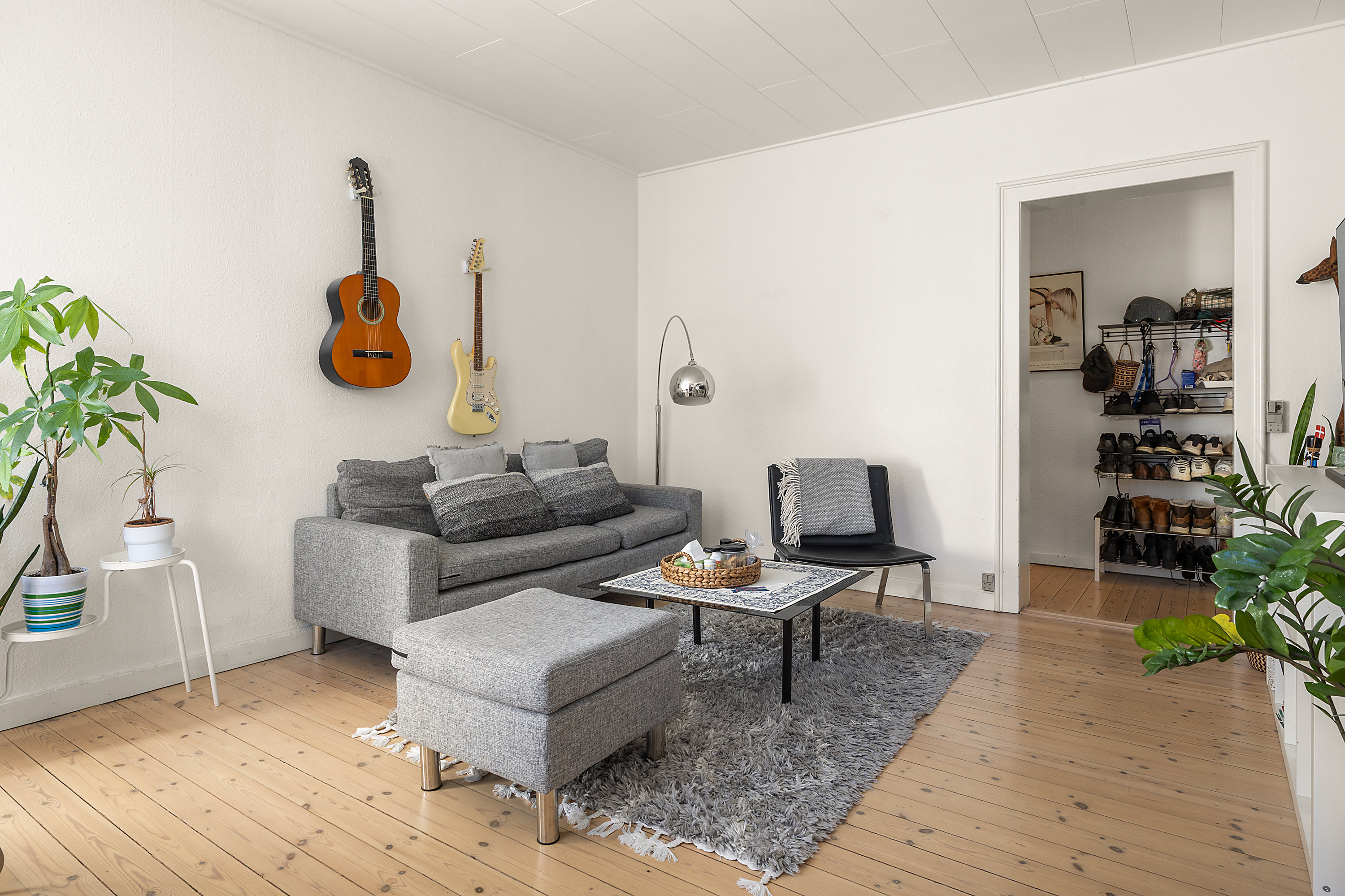 Fremhævet stue billede i fuldskærmstilstand. Billede af Mozartsvej 24, 1. tv., 2450 København SV