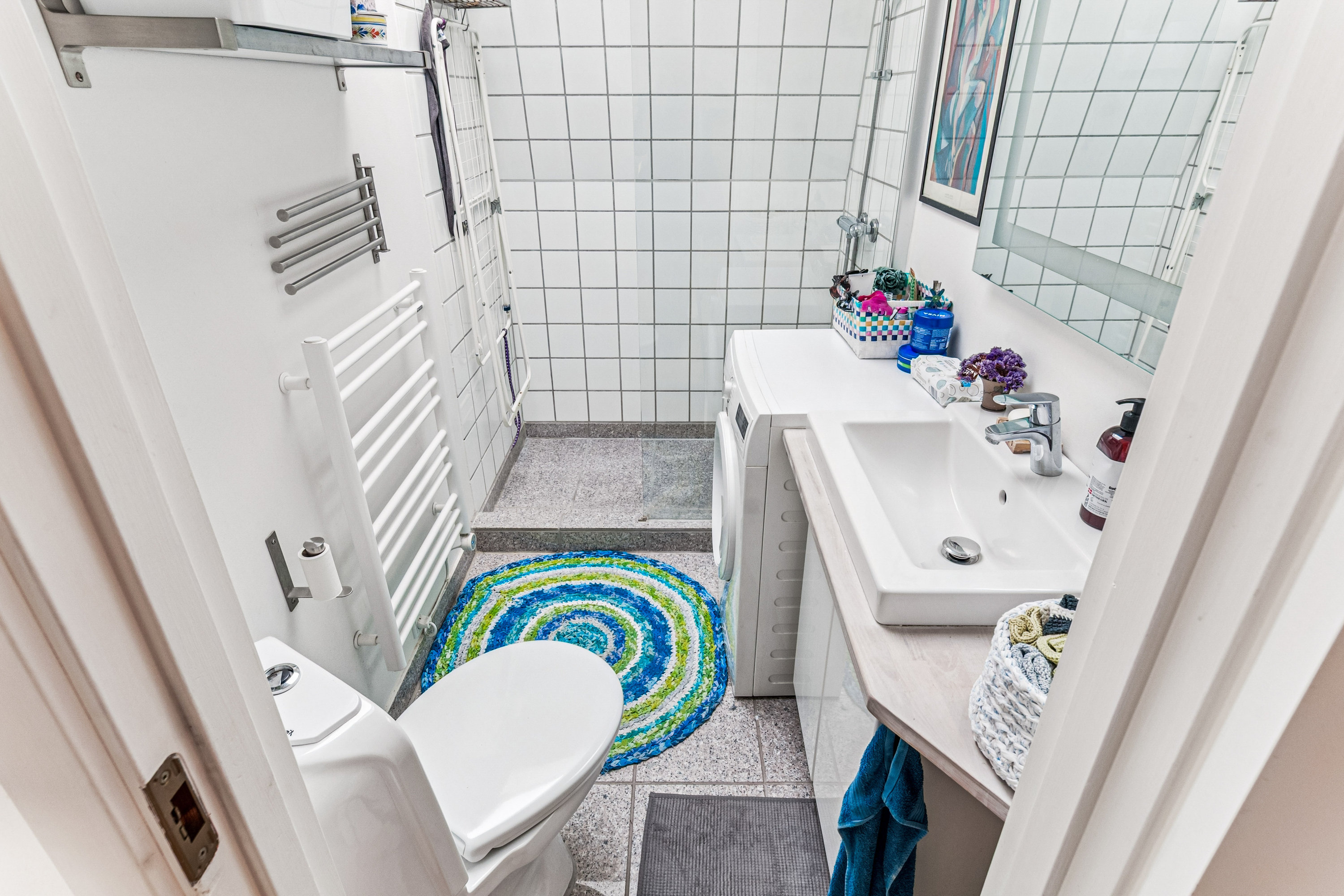 Fremhævet badeværelse billede i fuldskærmstilstand. Billede af Gulkløvervej 8, 1., 2400 København NV