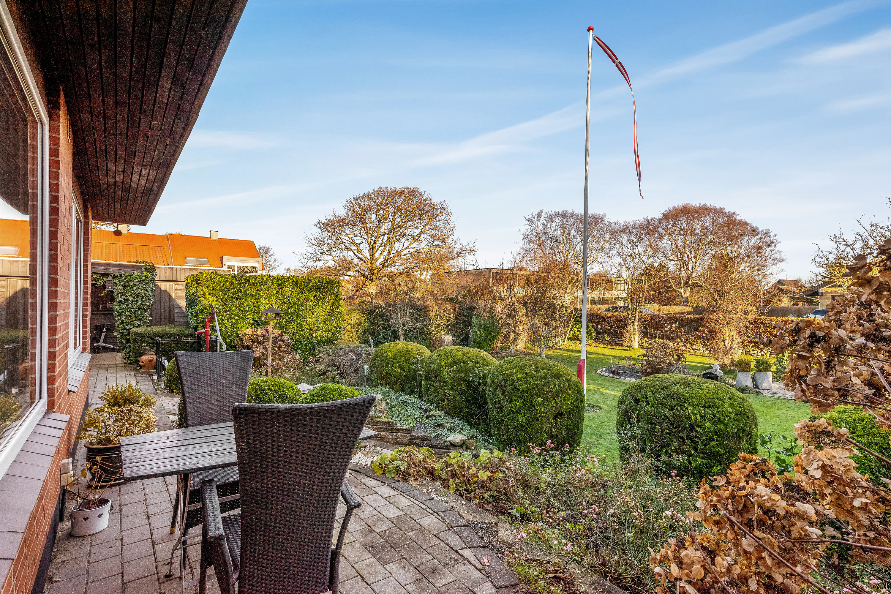 Fremhævet terrasse billede i fuldskærmstilstand. Billede af Holstebrovej 6, Rindum, 6950 Ringkøbing